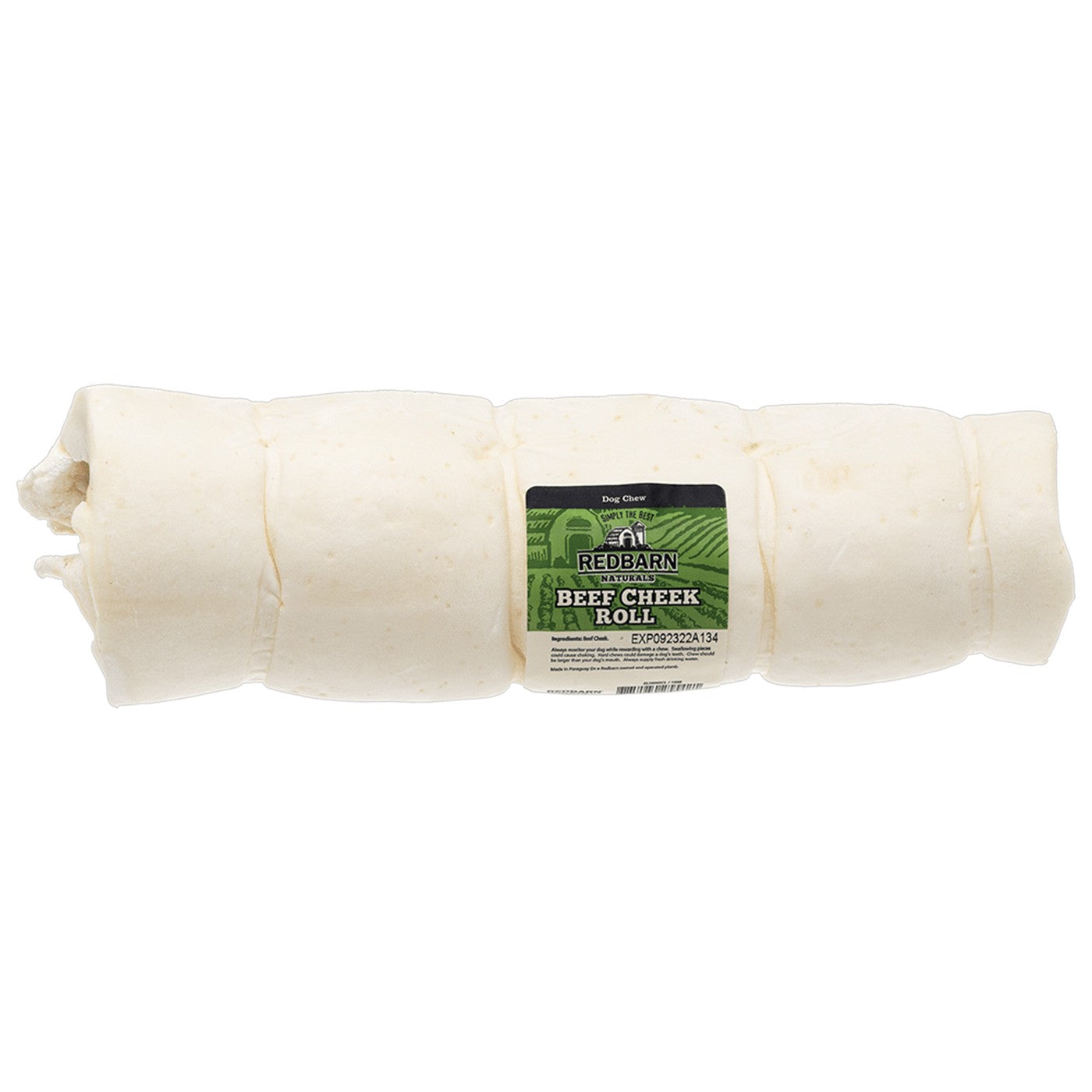 Rouleau de joues de bœuf Redbarn à mâcher pour chien