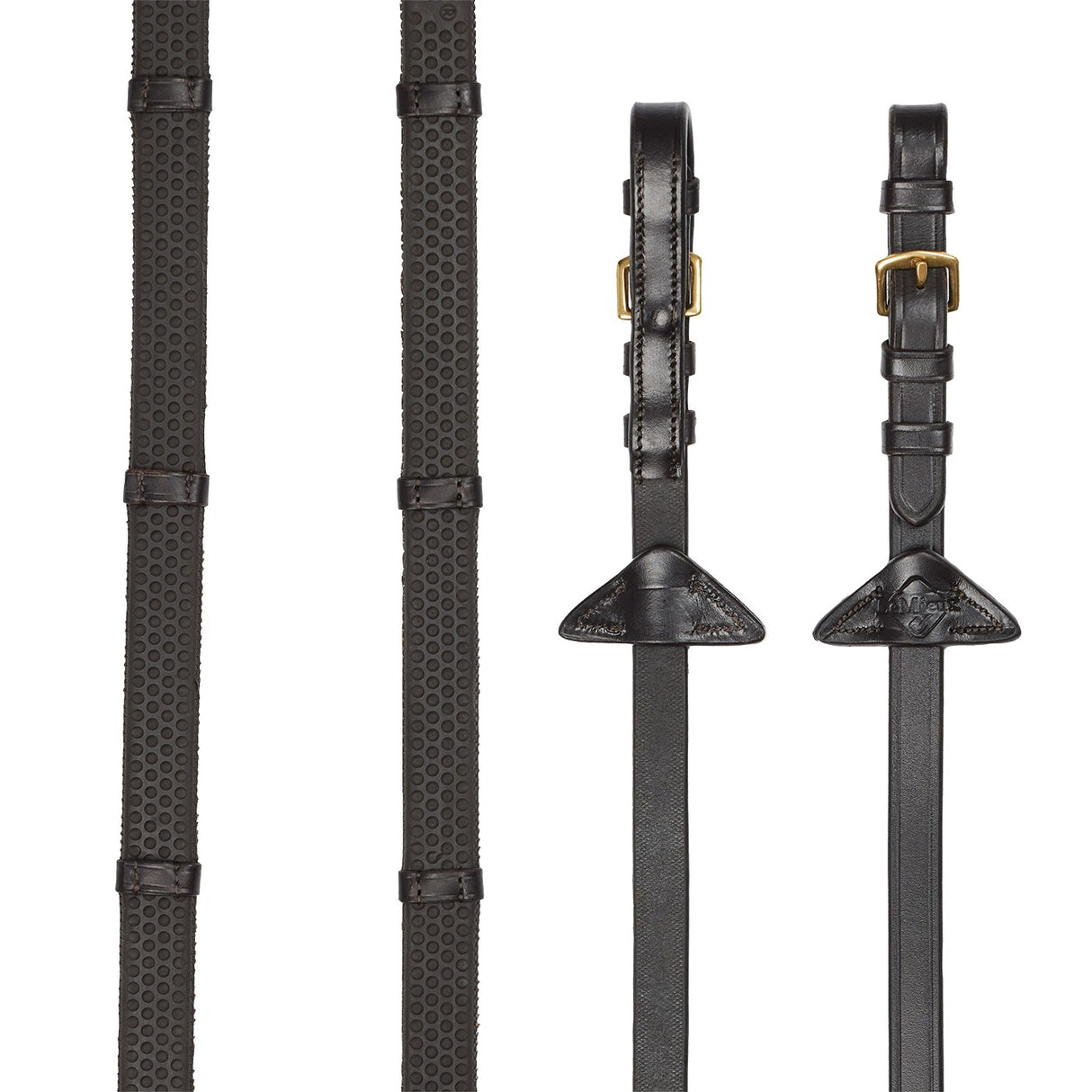 LeMieux Soft Rubber Reins W/ Stoppers