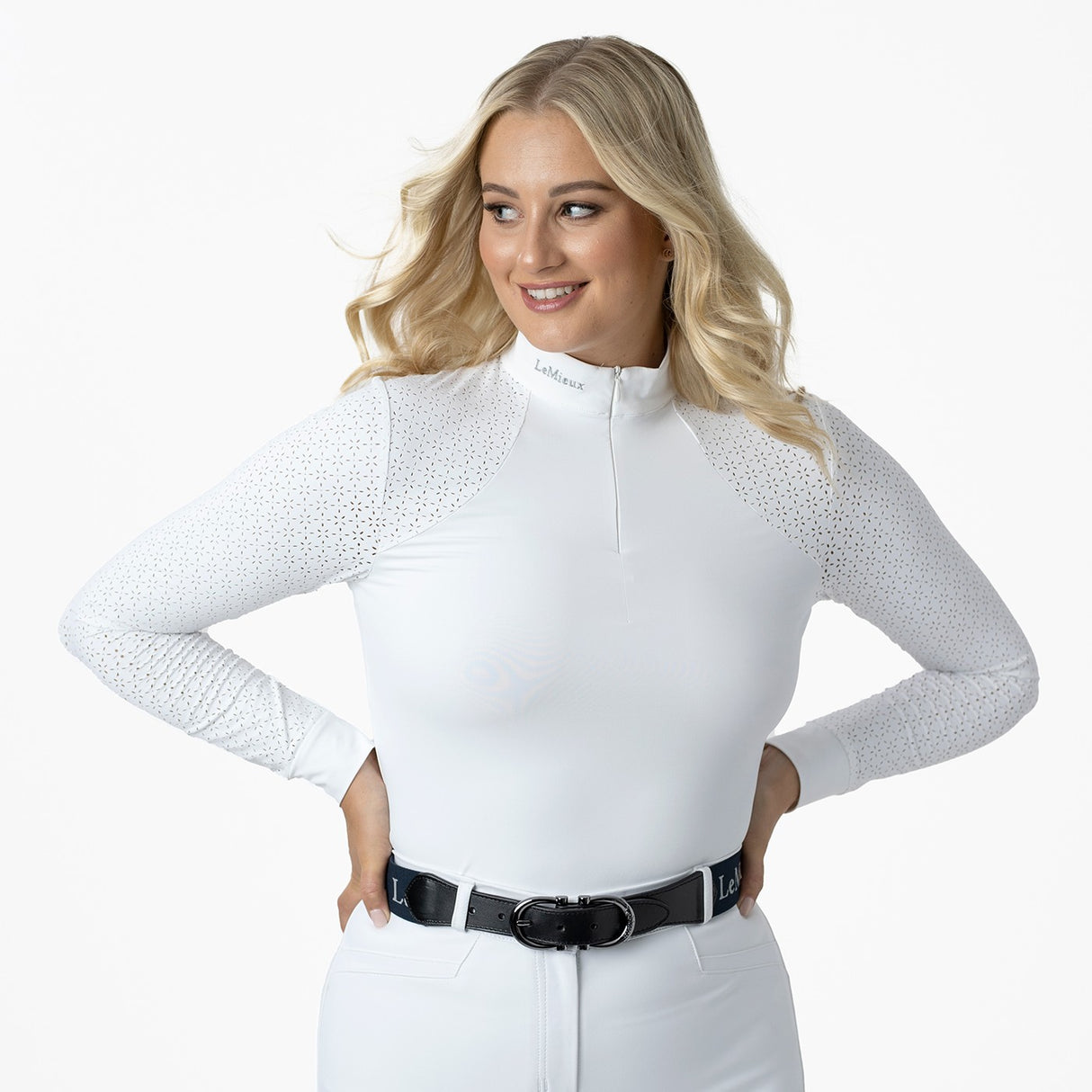 LeMieux Olivia Chemise de spectacle à manches longues