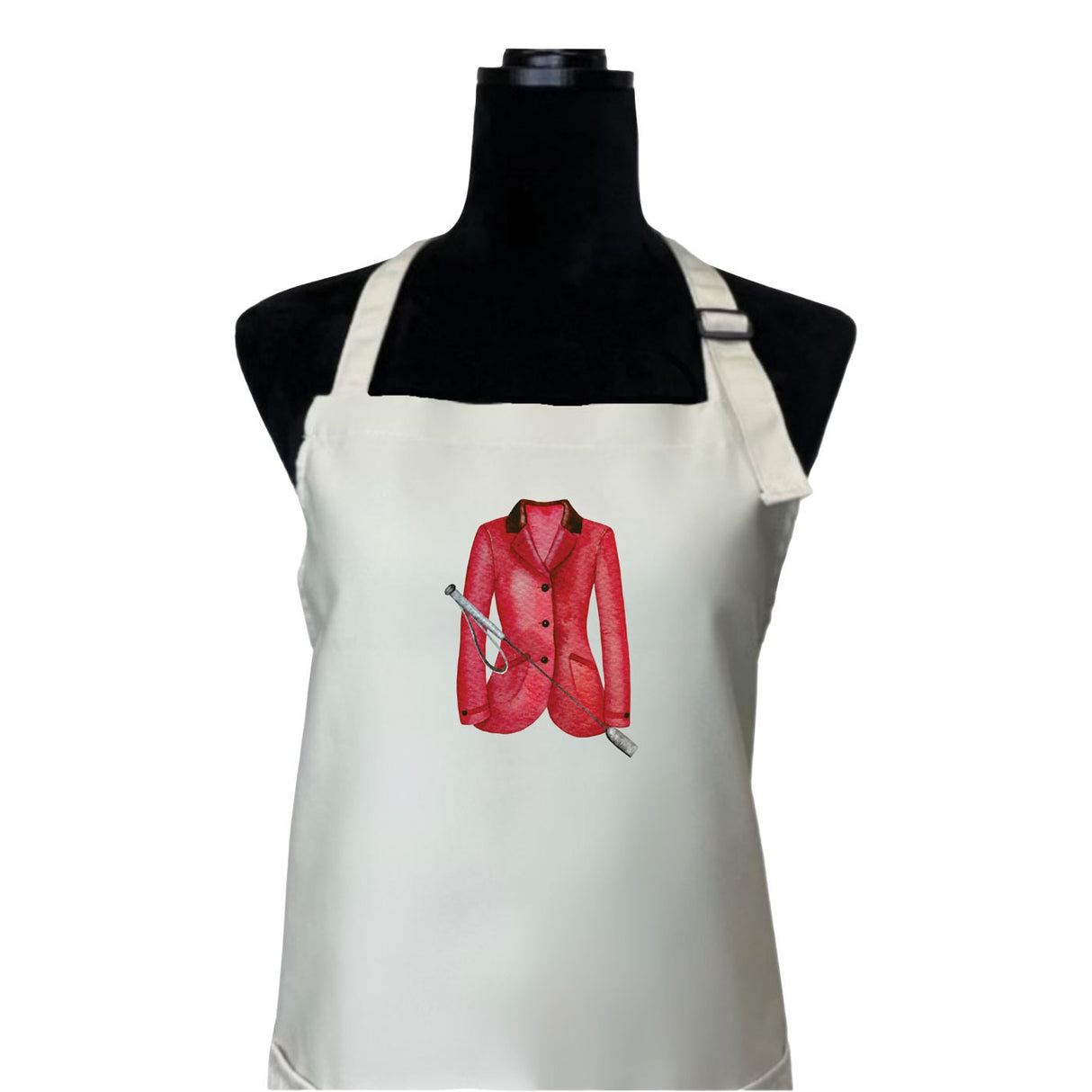Cinto x Cora & Pate Red Equestrian Jacket Apron