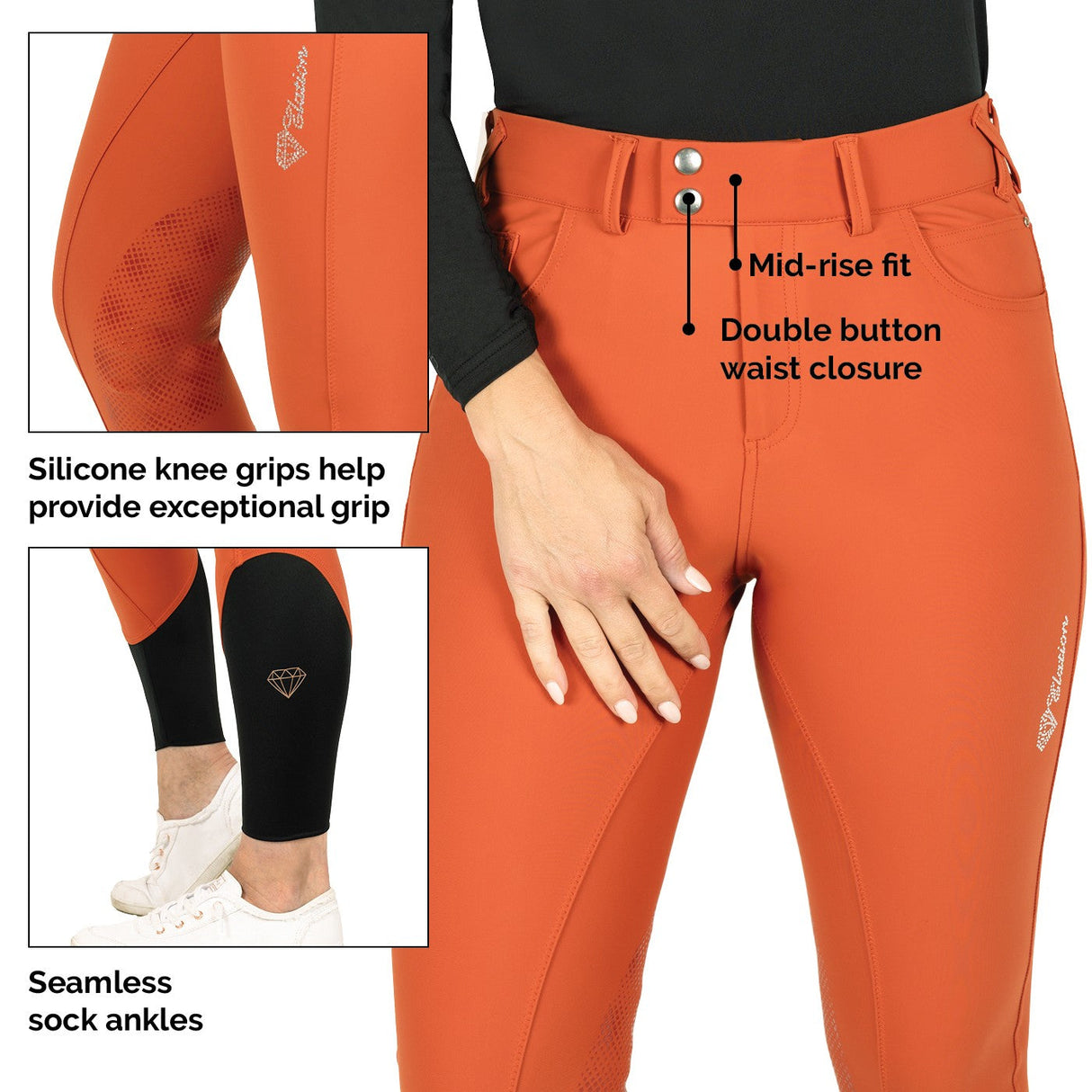 Pantalon d’équitation Elation Diamond Philippa