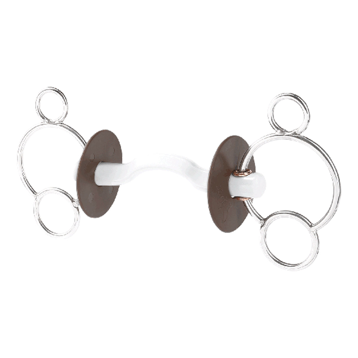 Beris Three Ring Konnex Tongue Port Hard Bit