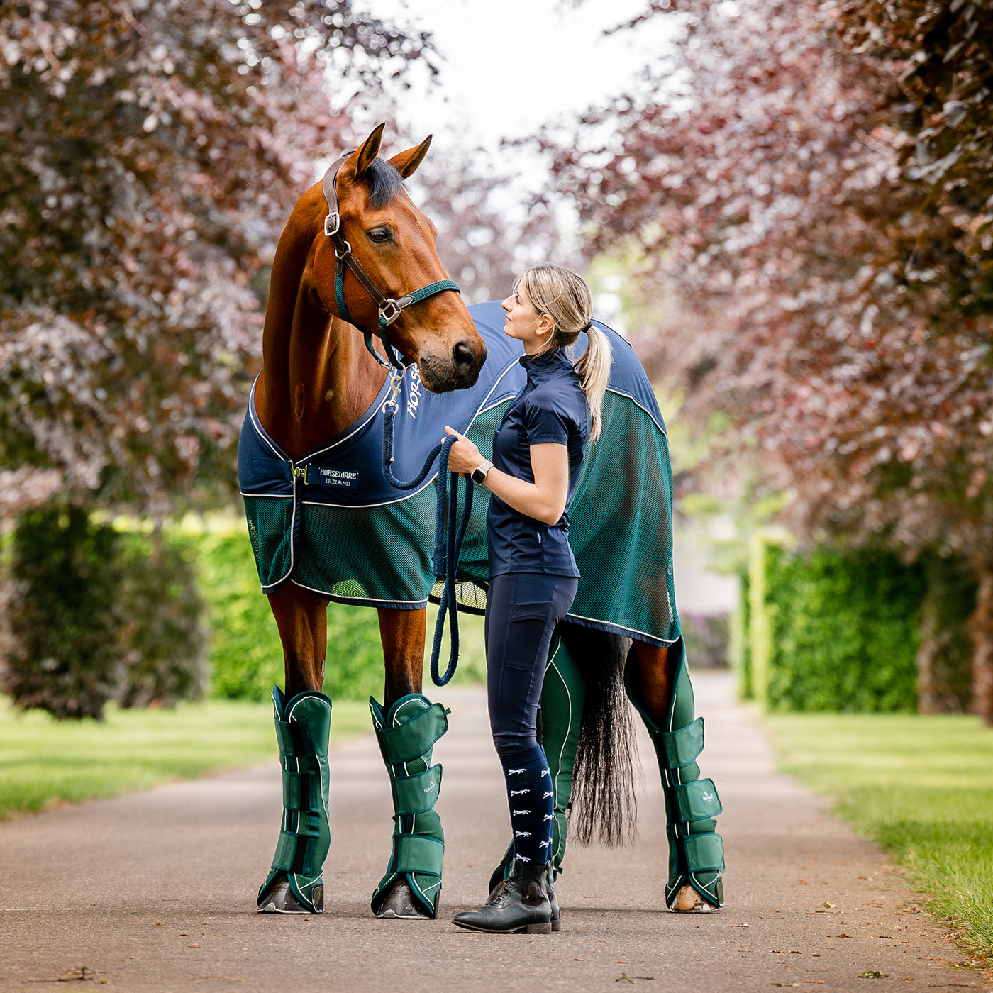 Couverture de refroidissement de sport Horseware Signature