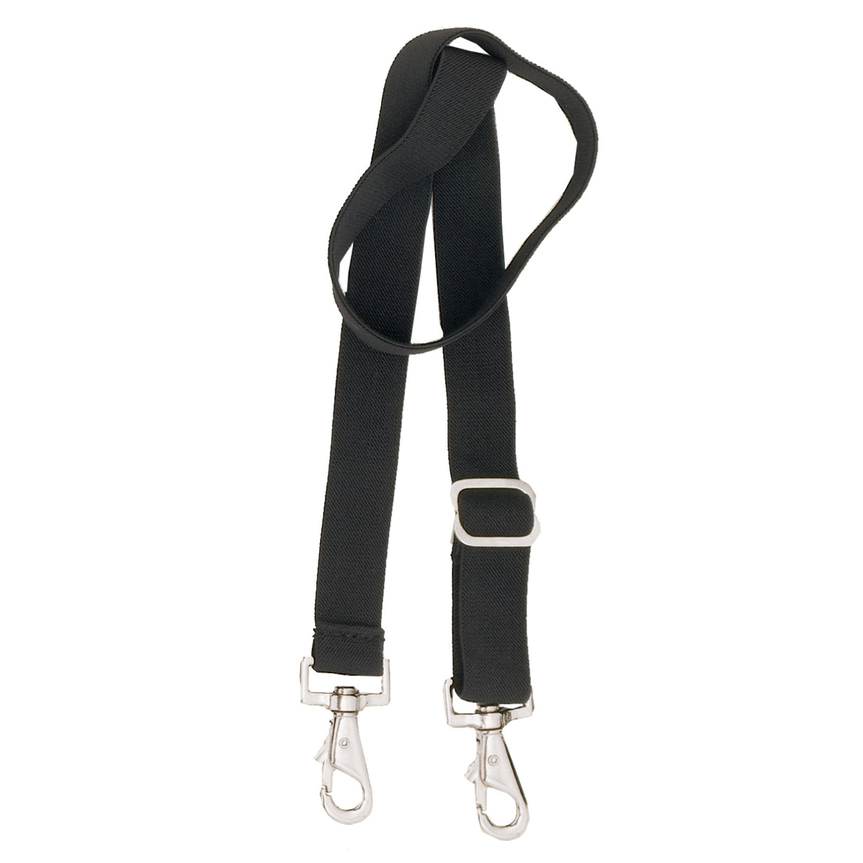 Adjustable elastic horse blanket leg strap