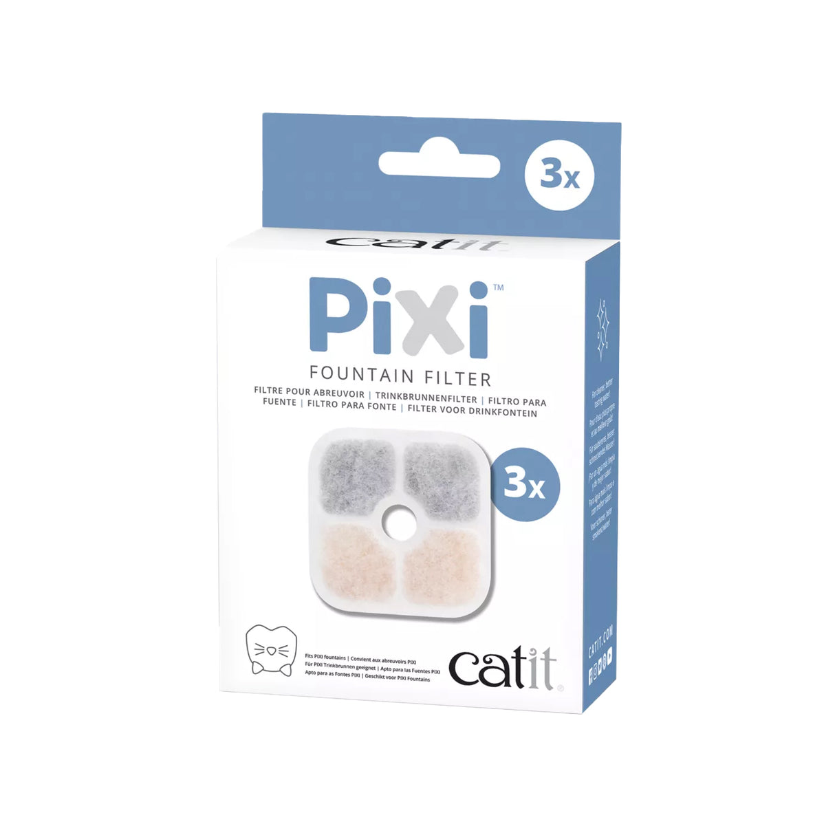 Catit Pixi Fountain Cartridge - 3 Pack