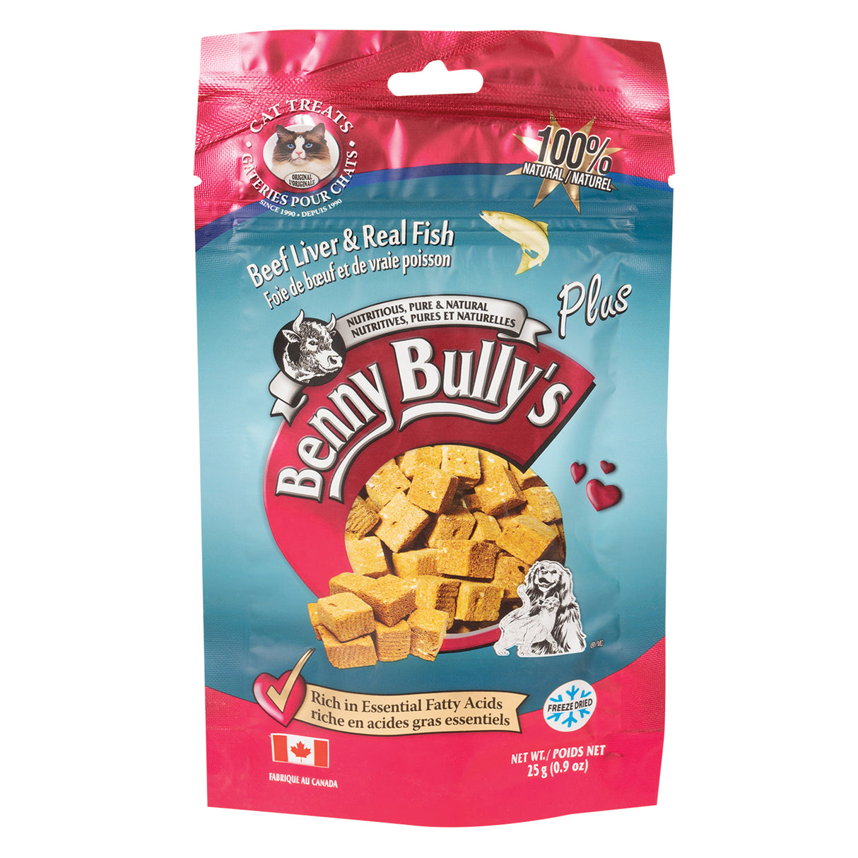 Benny Bully's Liver Plus Fish Cat Treats 25 g