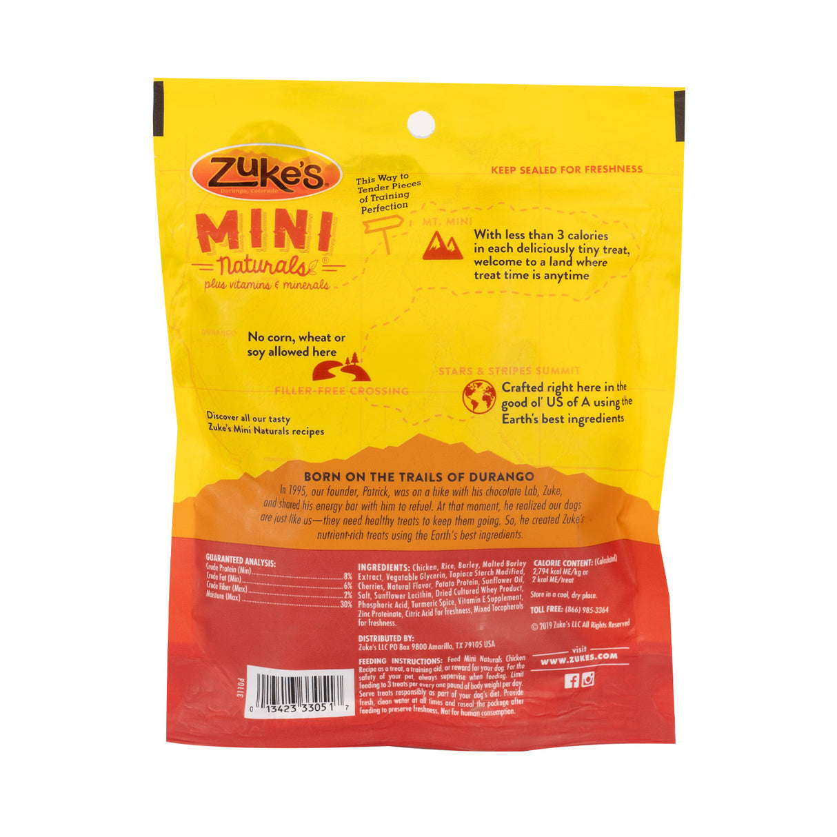 Friandises pour chiens au poulet Mini Naturals de Zuke's 170 g