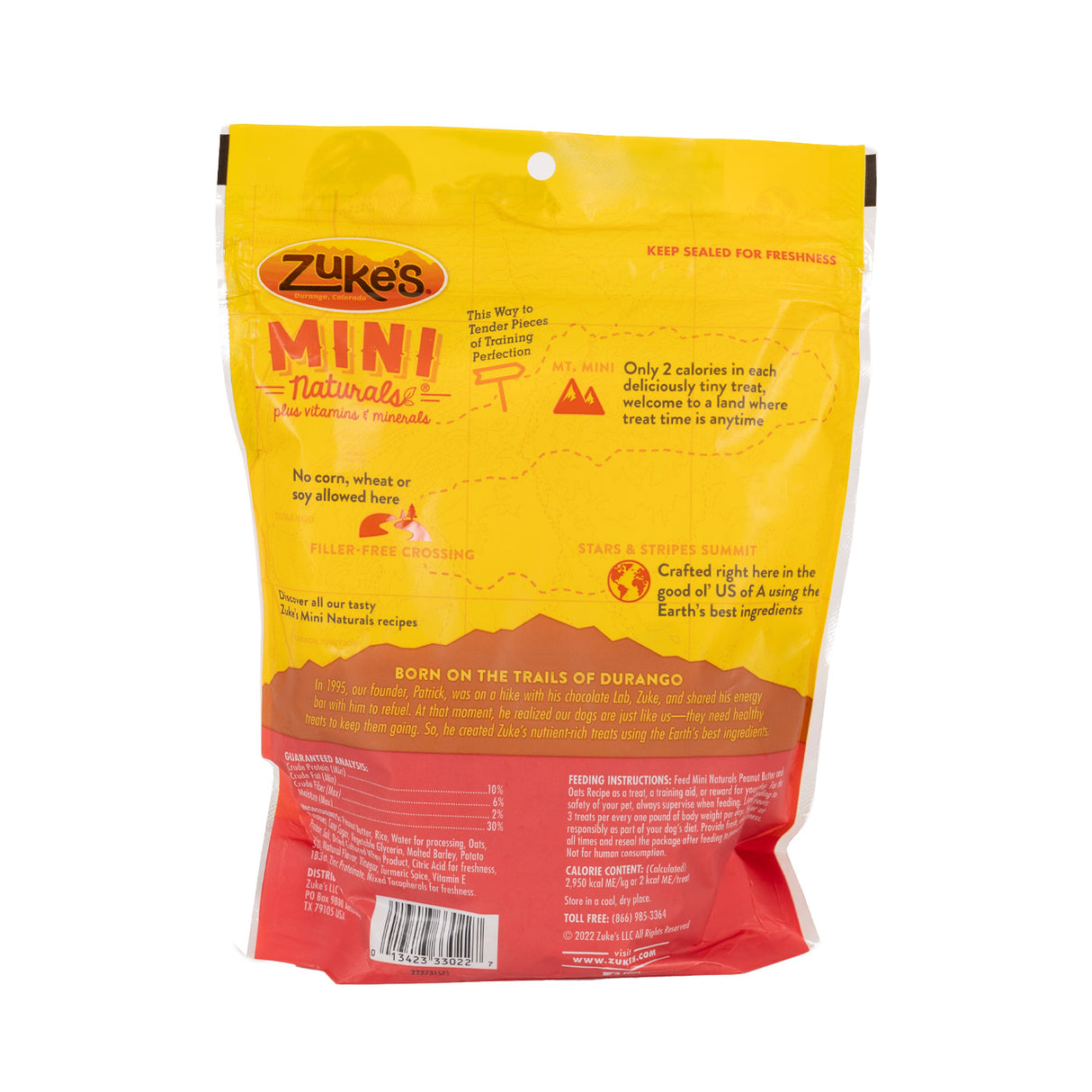 Friandises pour chiens au beurre de cacahuète Mini Naturals de Zuke's 453 g