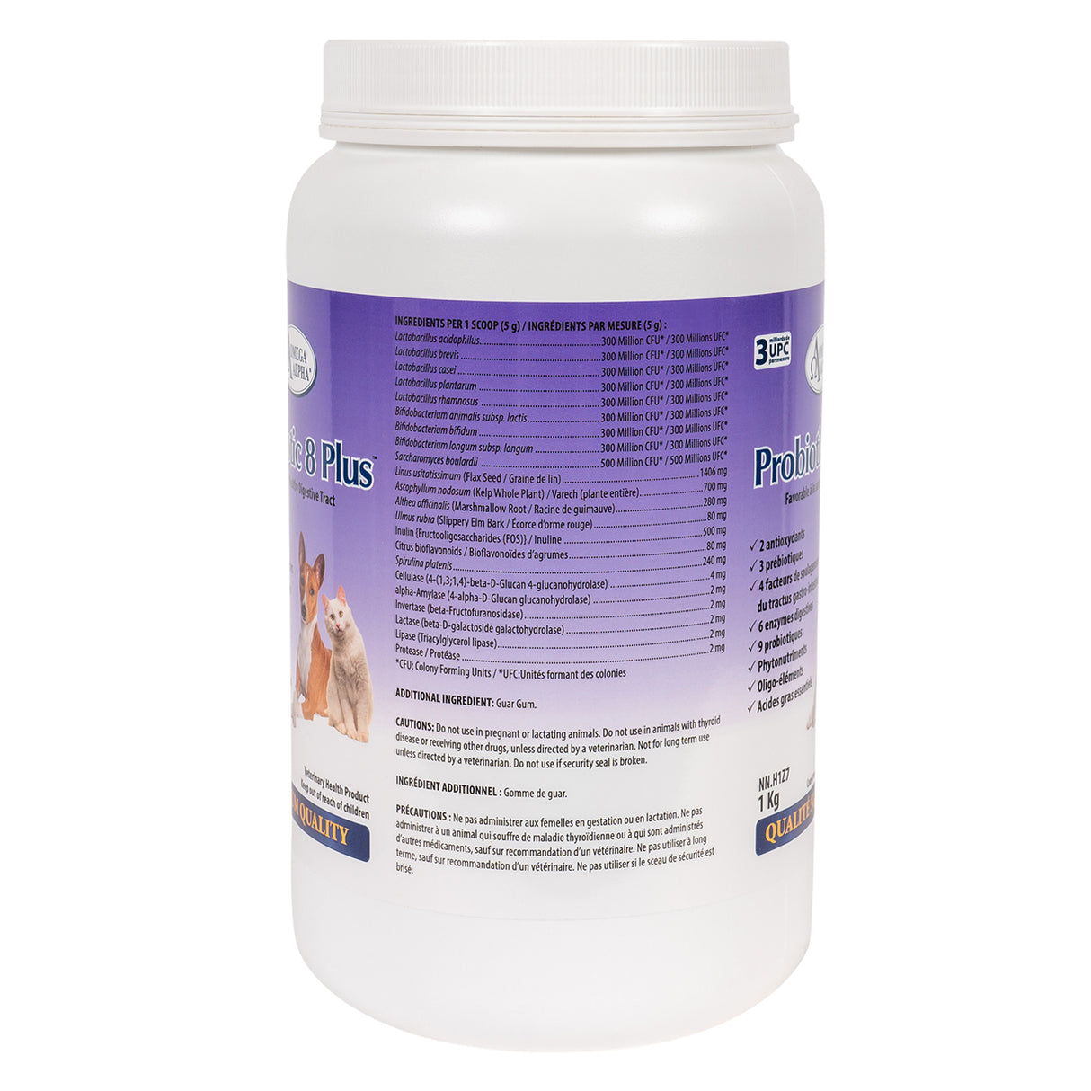 Omega Alpha Probiotic 8 Plus Pet Supplement 1 kg