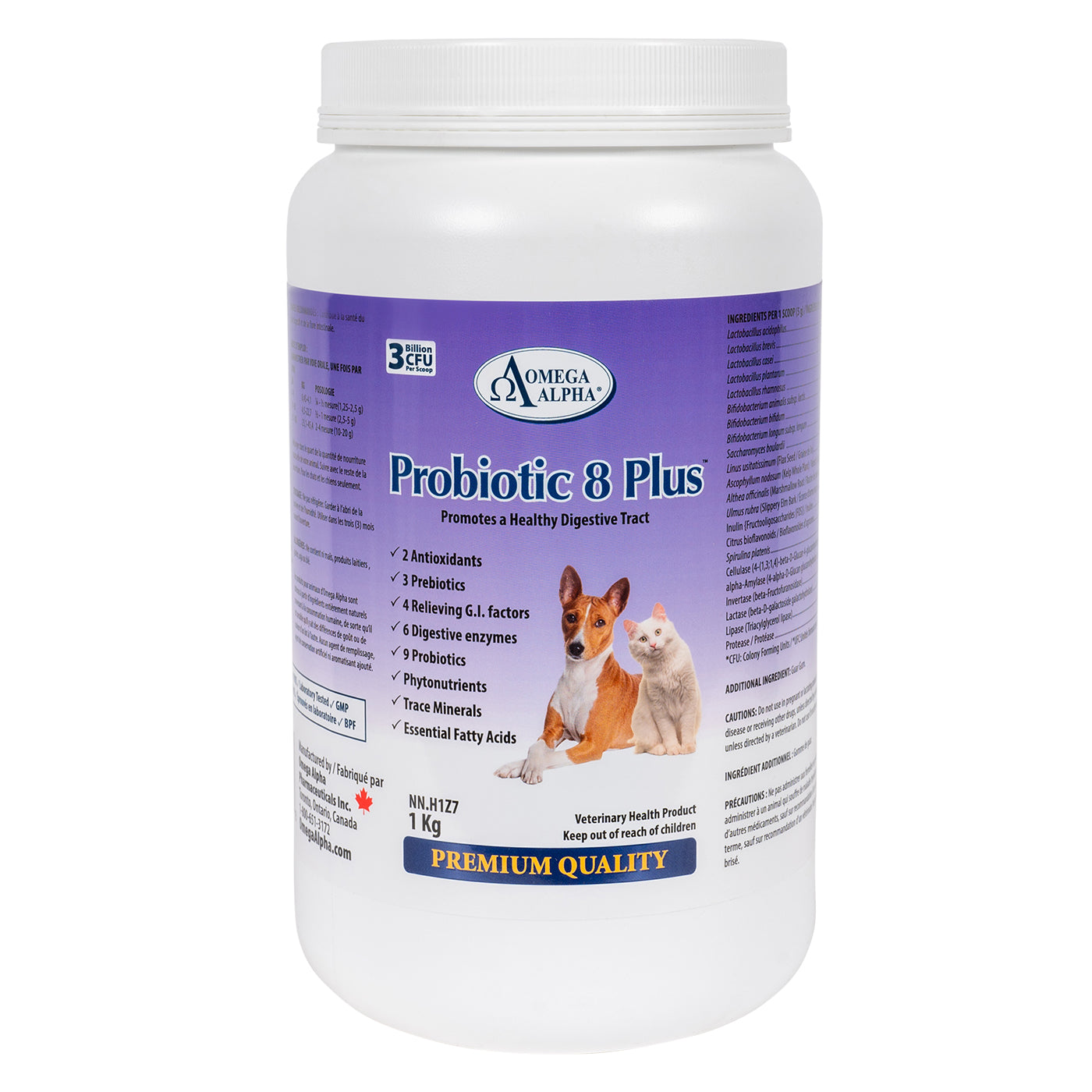 Omega Alpha Probiotic 8 Plus Pet Supplement 1 kg