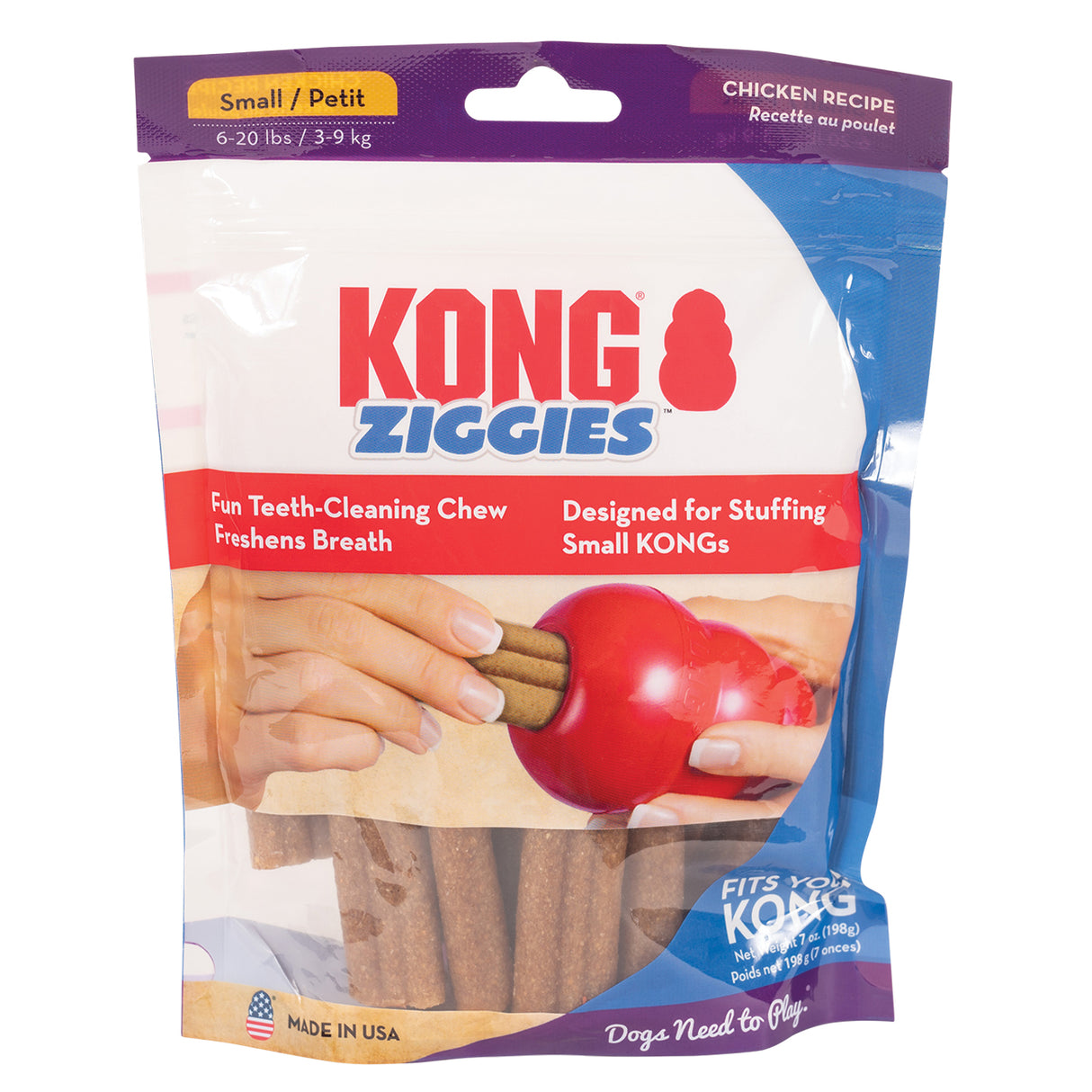 Kong Small Ziggies Dog Treats 198 g