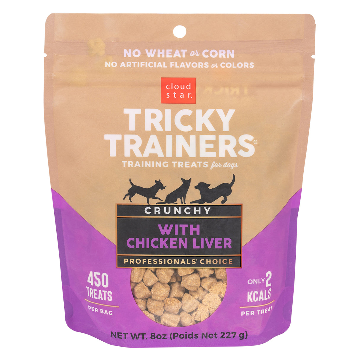 Cloud Star Tricky Trainers Crunchy Liver Dog Treats 226 g
