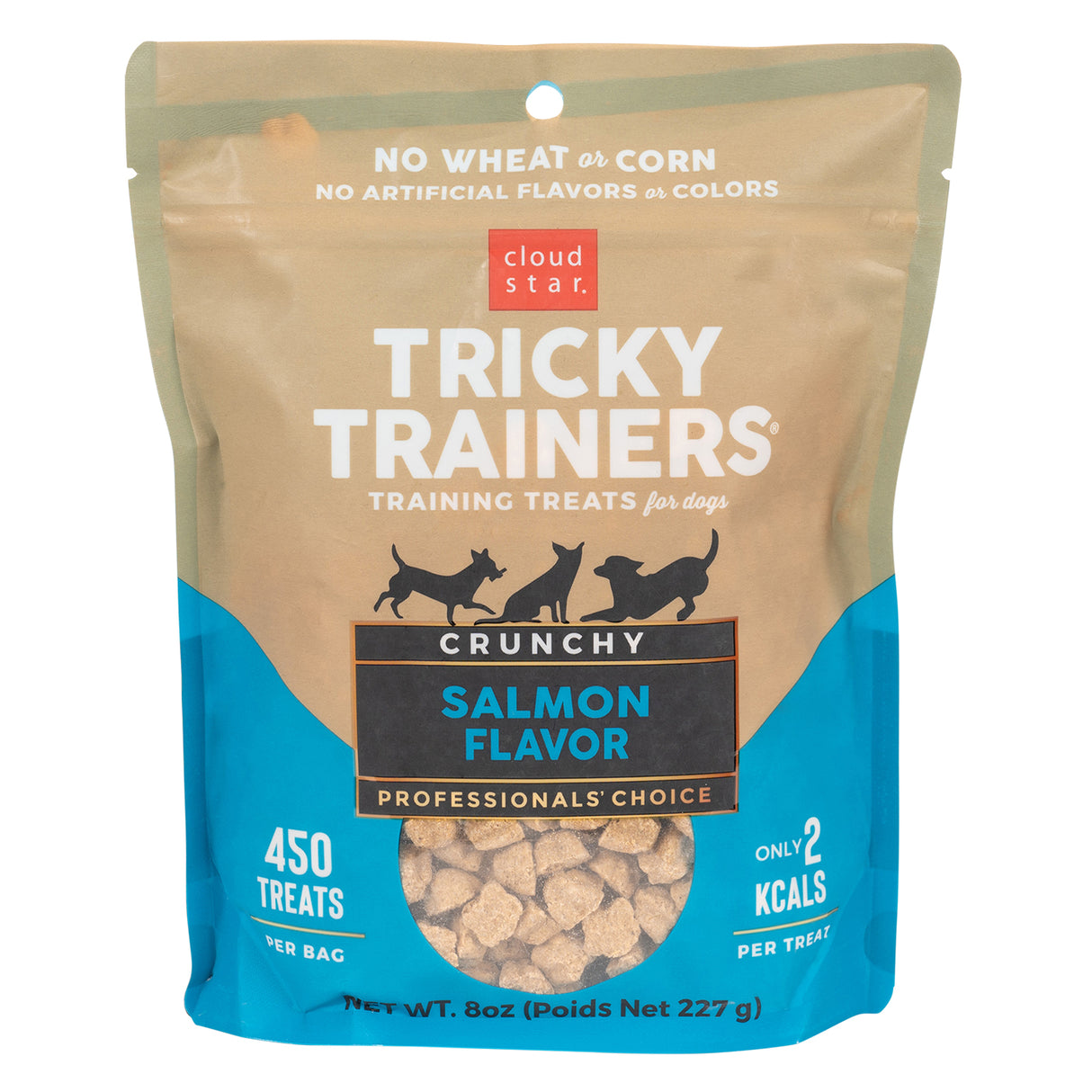Cloud Star Tricky Trainers Crunchy Salmon Dog Treats 226 g
