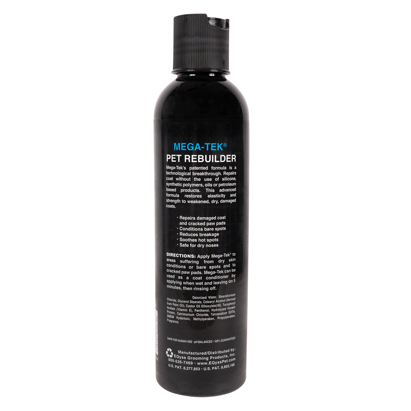 Gel reconstructeur de pelage pour animaux de compagnie Eqyss Mega Tek 236 ml