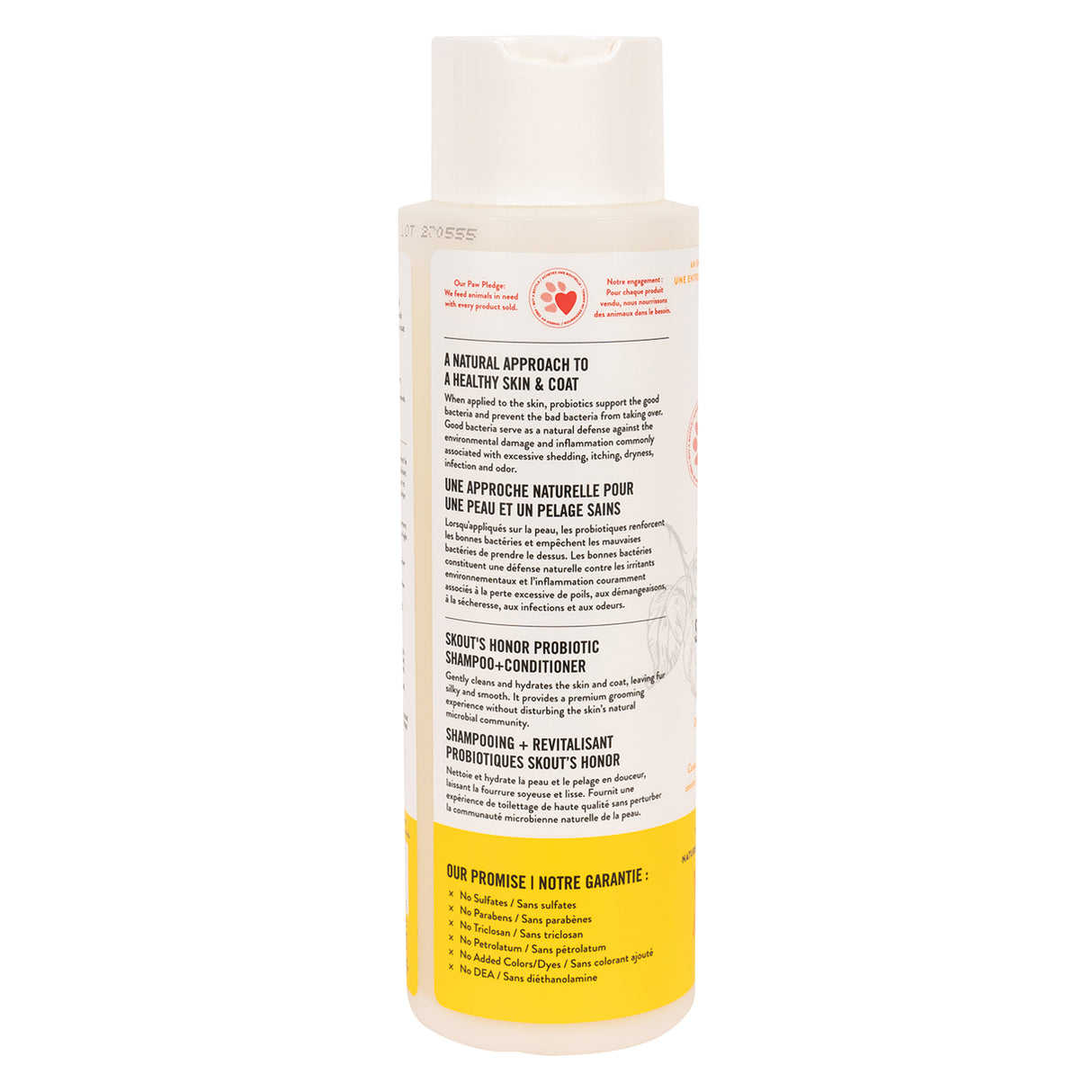 Skout's Honor Honeysuckle Probiotic Shampoo Plus Conditioner 473 mL
