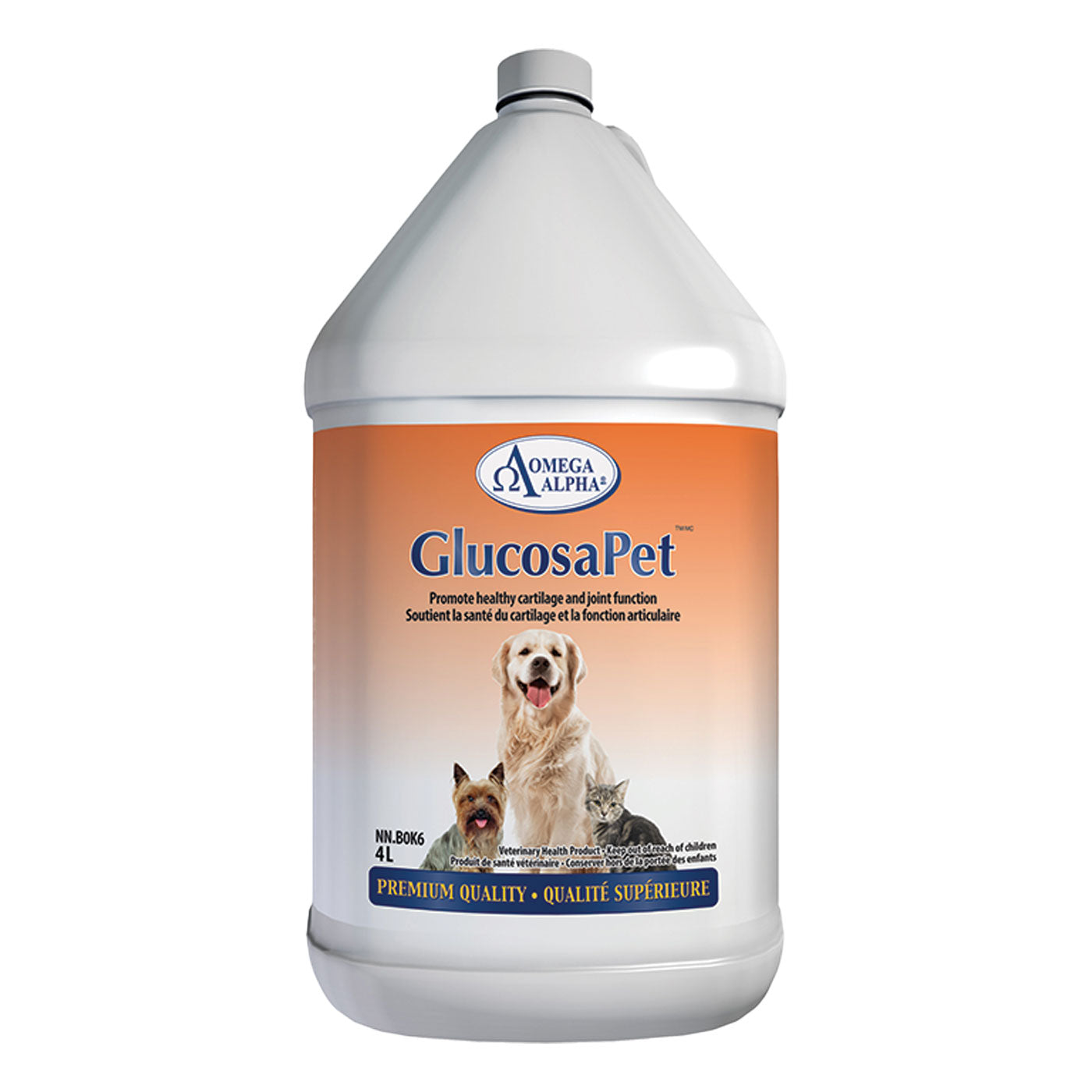 Omega Alpha GlucosaPet Pet Supplement 4 L