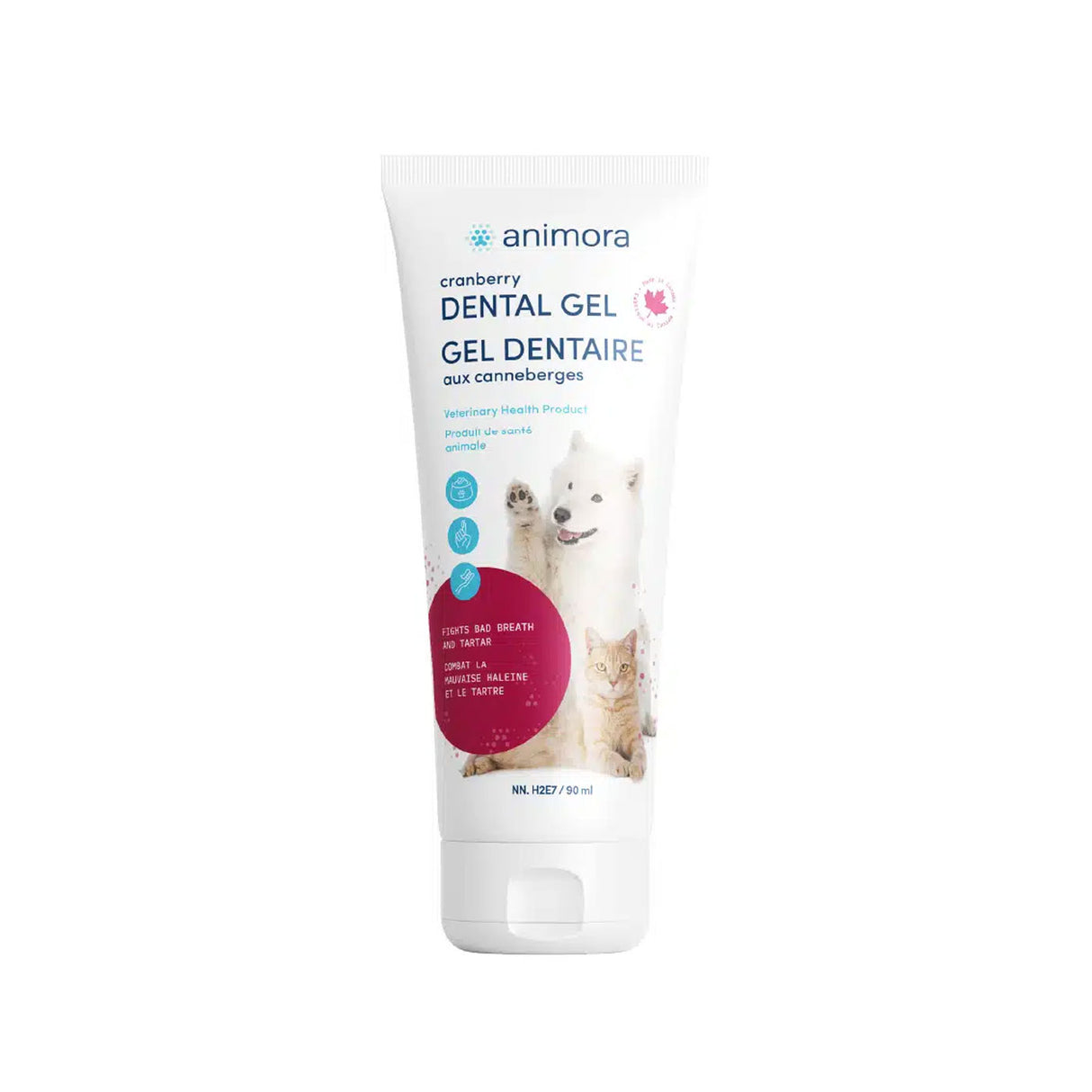 Gel dentaire pour chien aux canneberges Animora 90 ml