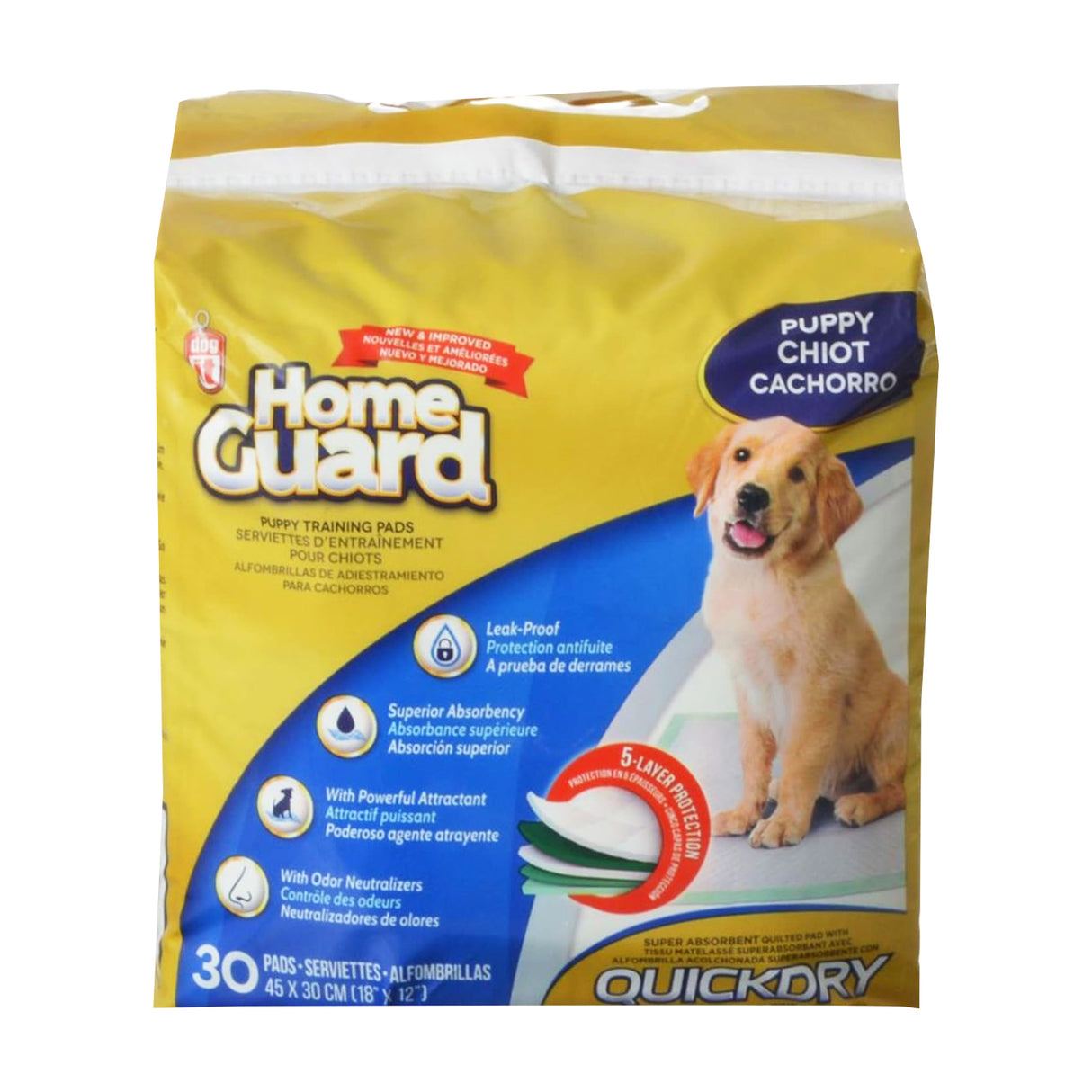 Dogit Home Guard Puppy Training Pads Medium - 50 Pack