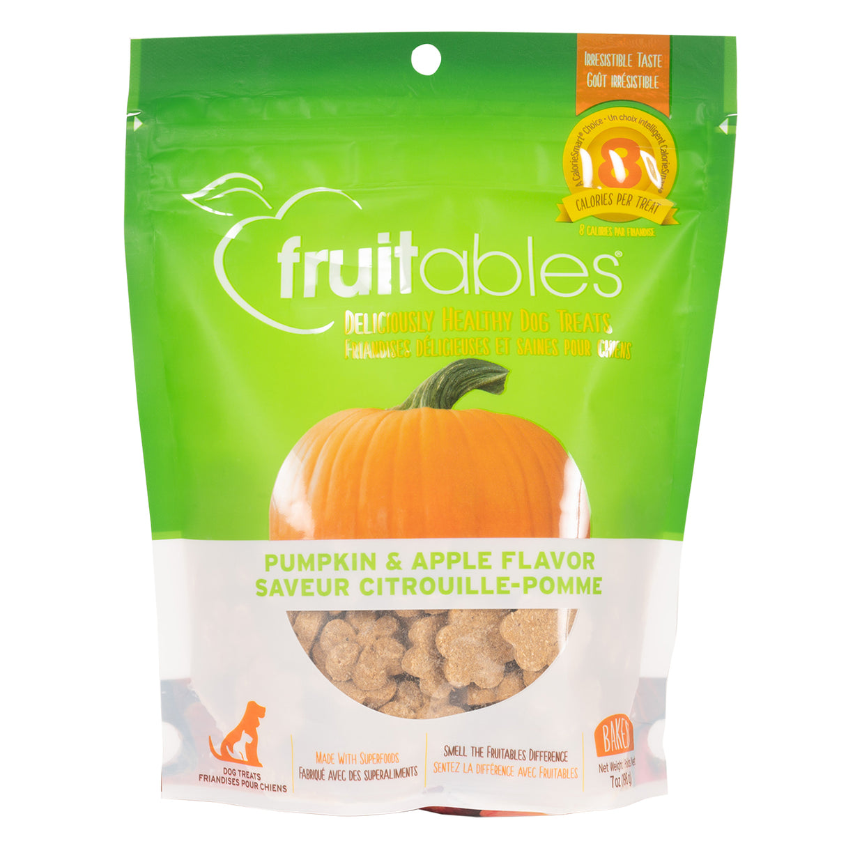 Fruitables Pumpkin & Apple Treats Dog Treats 198 g