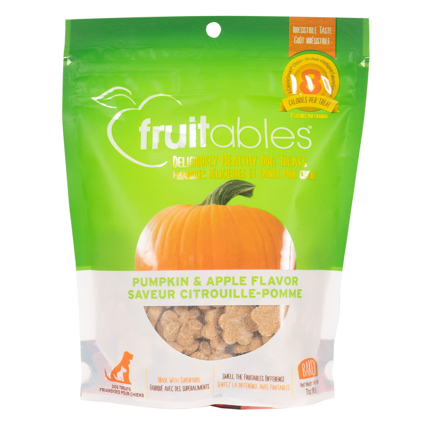 Fruitables Pumpkin & Apple Treats Dog Treats 198 g