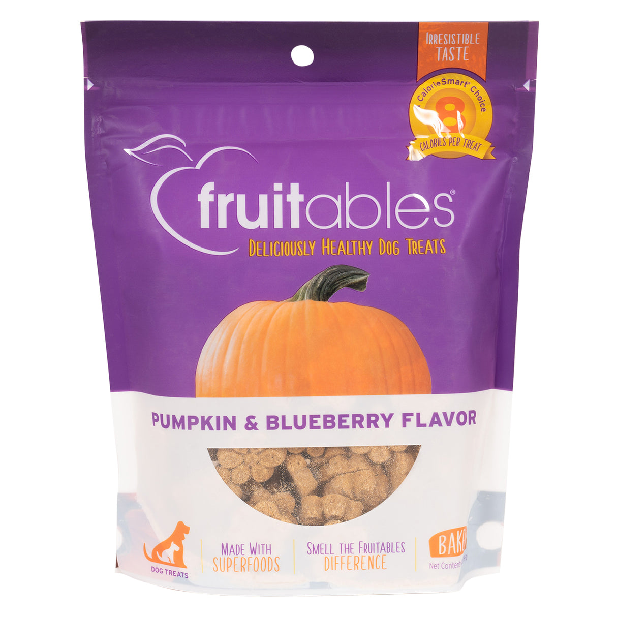 Fruitables Pumpkin & Blueberry Treats Dog Treats 198 g