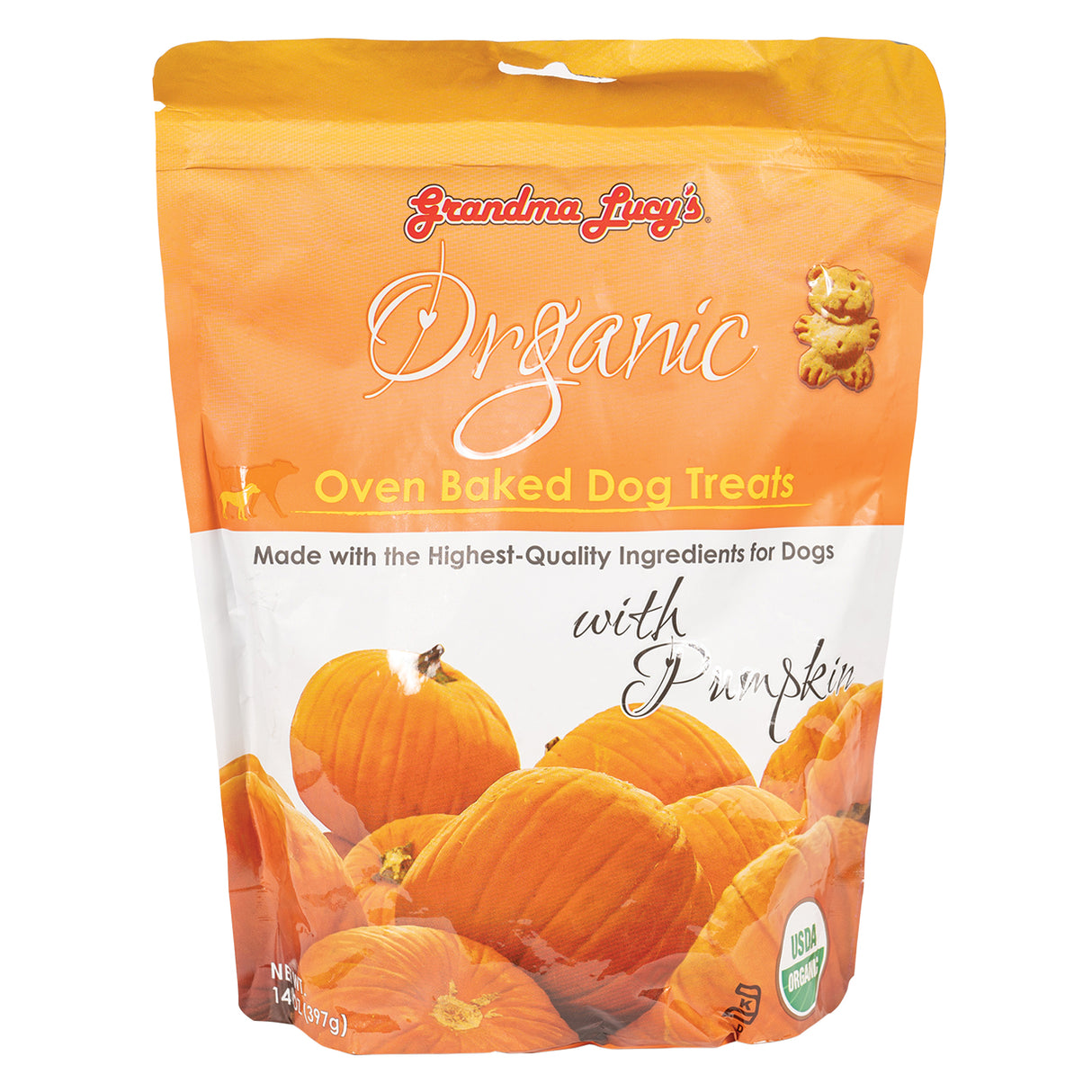 Grandma Lucy's Organic Baked Pumpkin Dog Treats 397 g