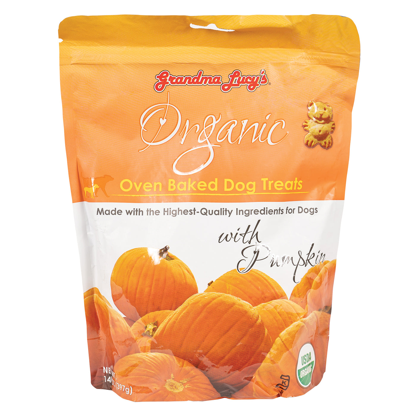 Grandma Lucy's Organic Baked Pumpkin Dog Treats 397 g