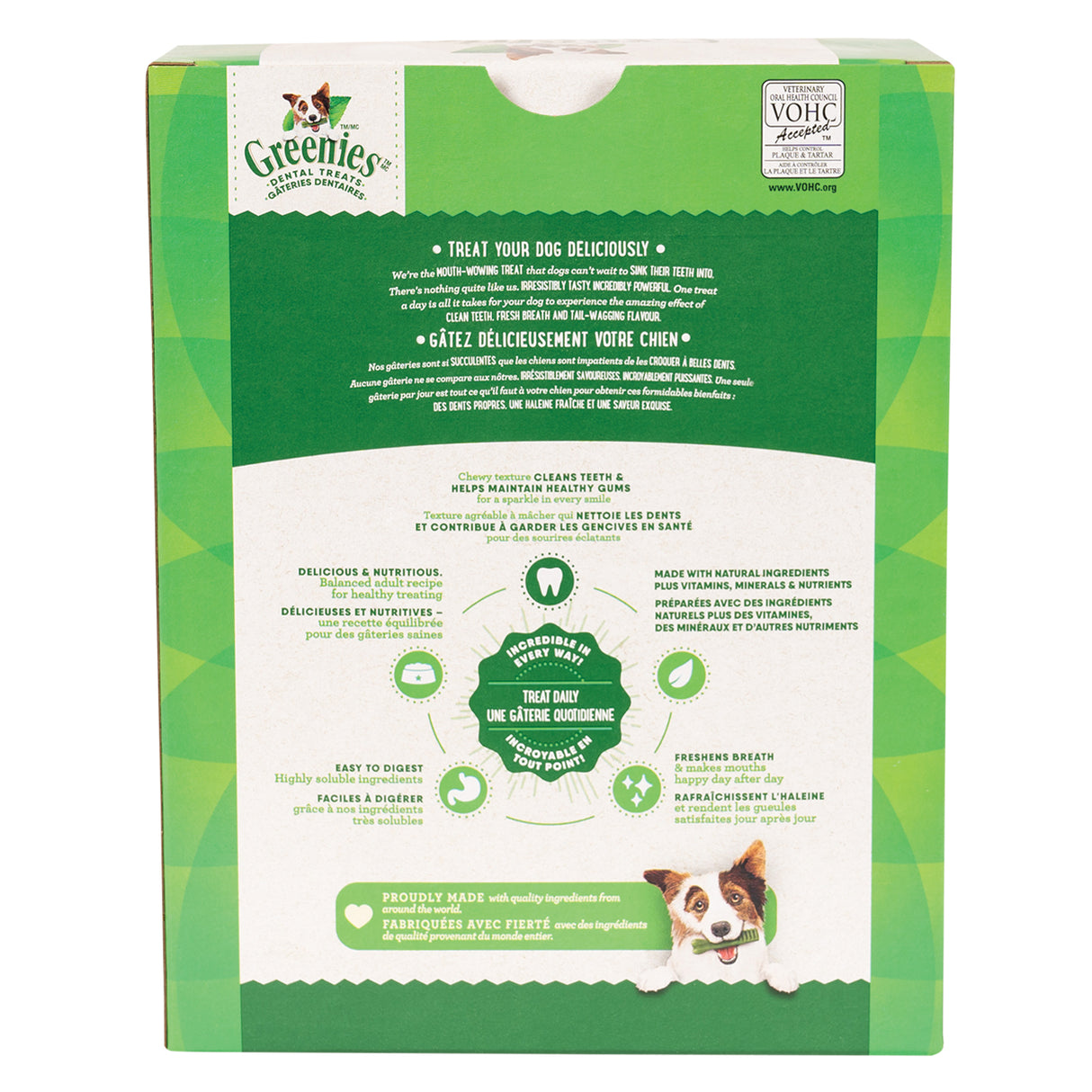Greenies Treat Tub Pak Friandises régulières pour chiens 765 g