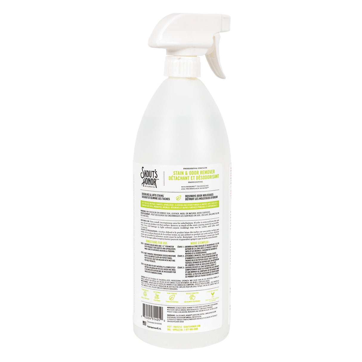 Skout's Honor Détachant et anti-odeurs 1035 ml