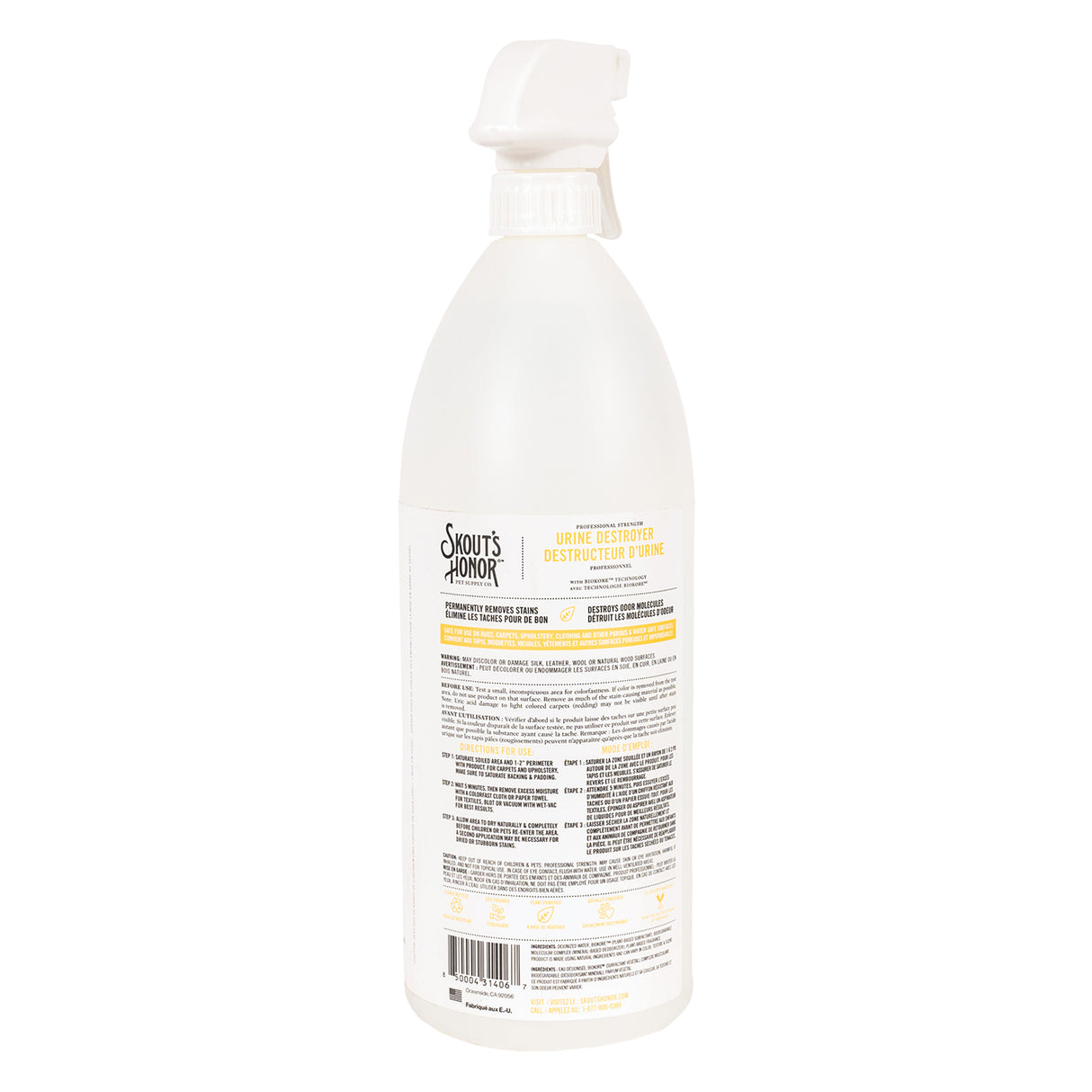 Destructeur d'urine Skout's Honor 1035 mL