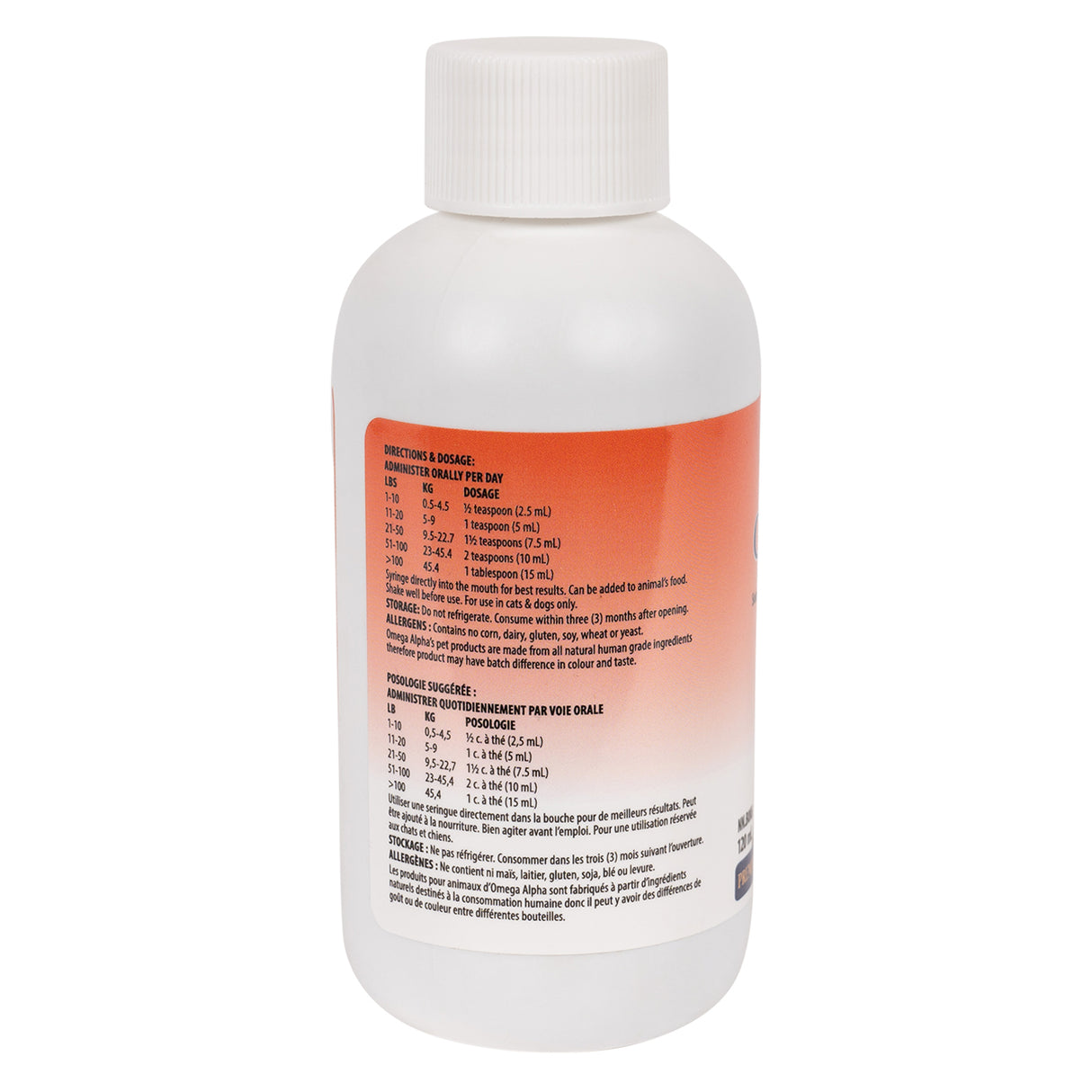 Omega Alpha GlucosaPet Pet Supplement 120 mL