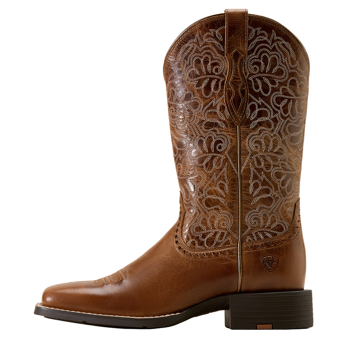 Bottes western Ariat Round Up Remuda à bout carré large