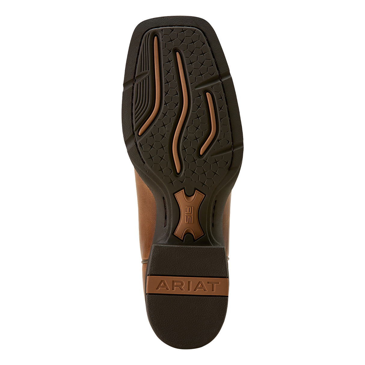 Bottes western Ariat Round Up Remuda à bout carré large