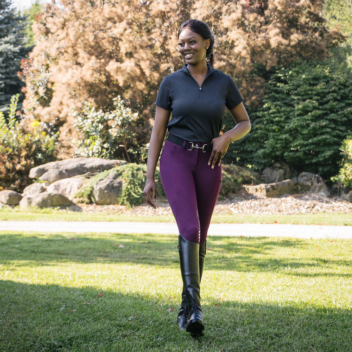 Pantalon d’équitation Elation Red Label Sport à siège européen