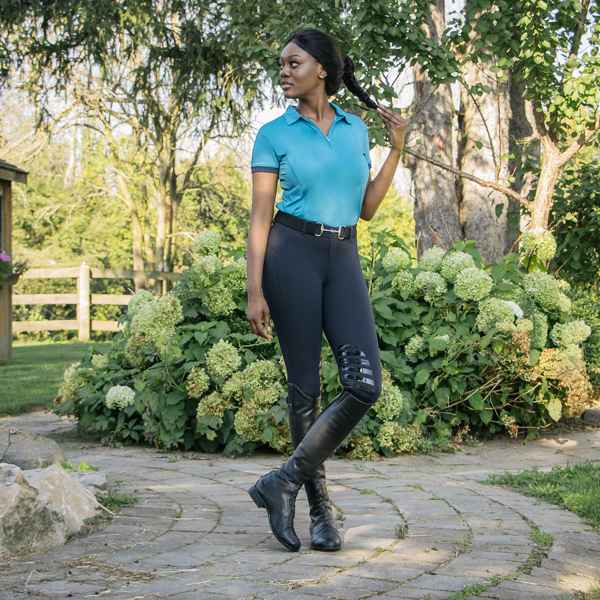 Pantalon d'équitation à enfiler Elation Red Label Sport