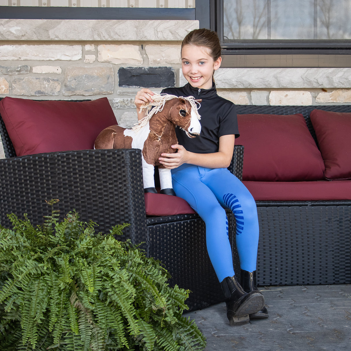 Pantalon d'équitation à enfiler Red Label Sport d'Elation - Enfants