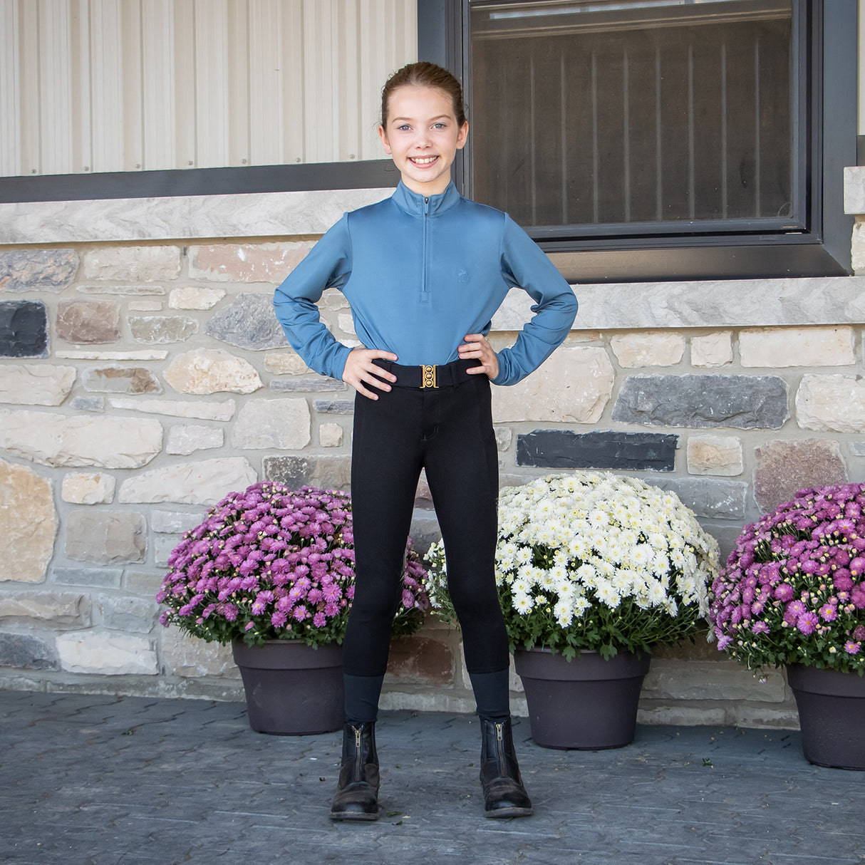 Pantalon d'équitation à enfiler Red Label Sport d'Elation - Enfants
