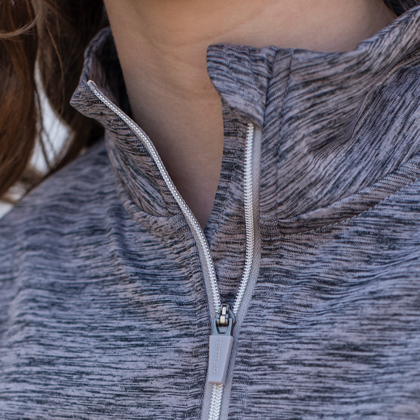 TemTeq Chemise performance Elisa Quarter Zip de TemTeq - Enfants