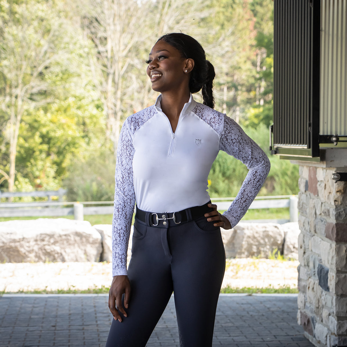 Elation Platinum Turin Chemise de concours à manches longues