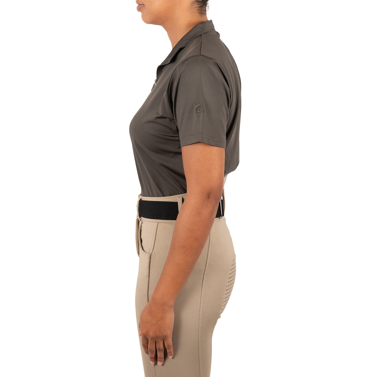 TemTeq Belize 2.0 Technical Quarter Zip Short Sleeve Top