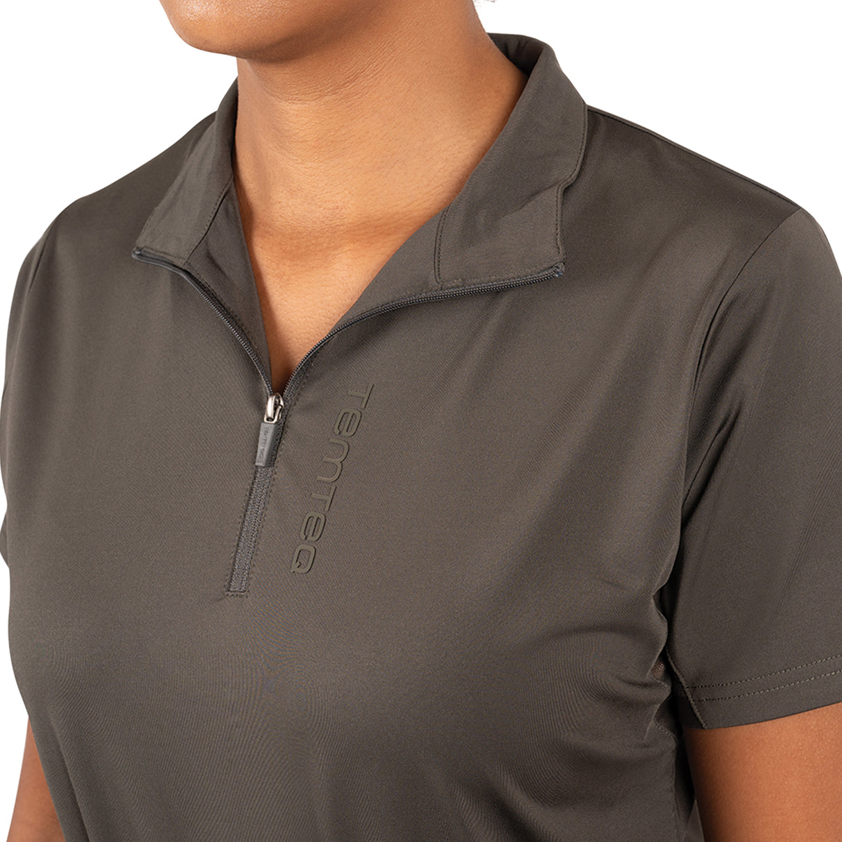 TemTeq Belize 2.0 Technical Quarter Zip Short Sleeve Top