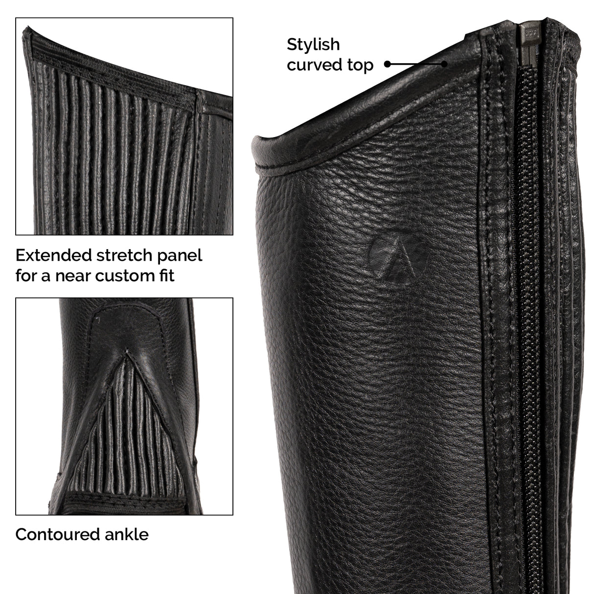 Auken FitMe Aspire Leather Half Chaps