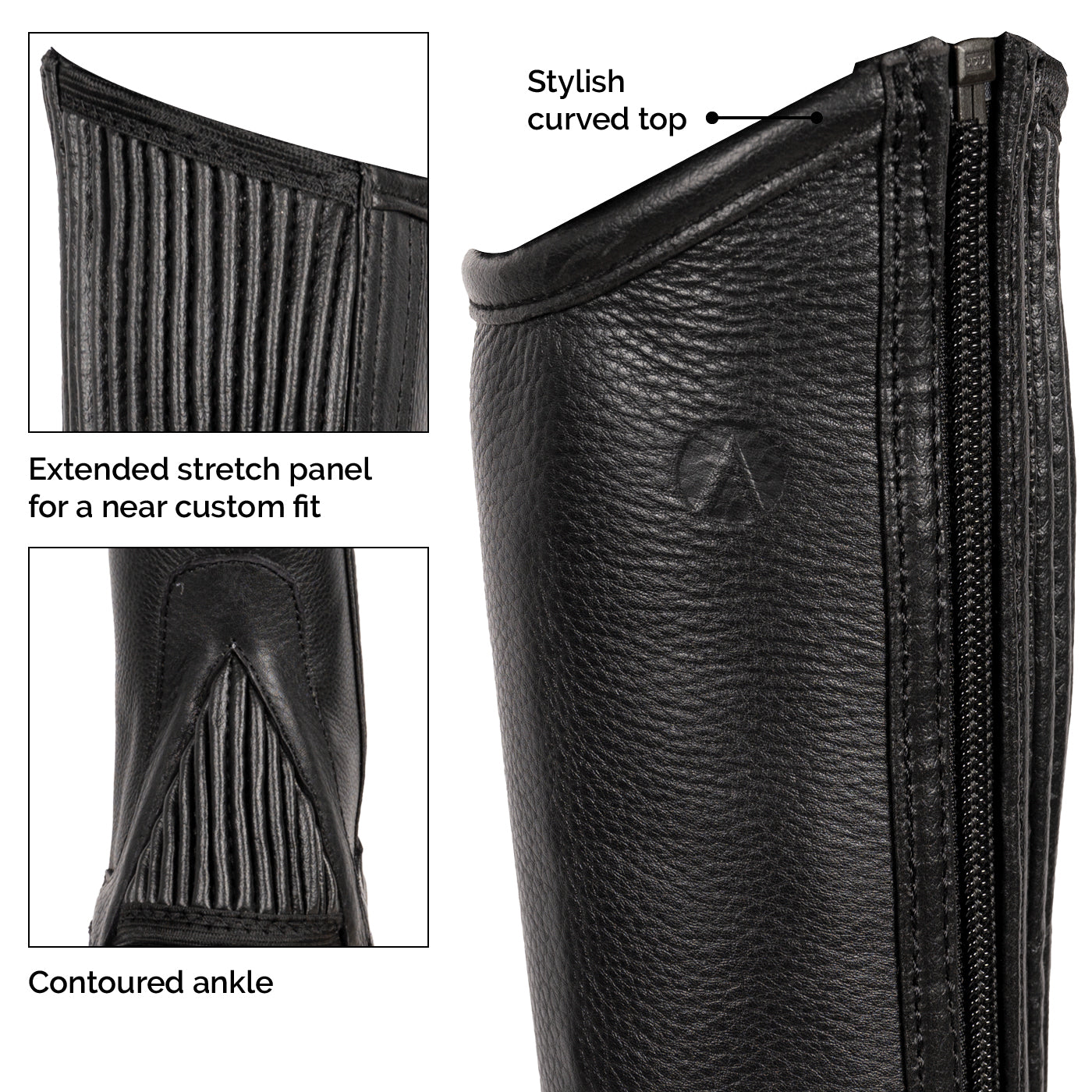 Auken FitMe Aspire Leather Half Chaps