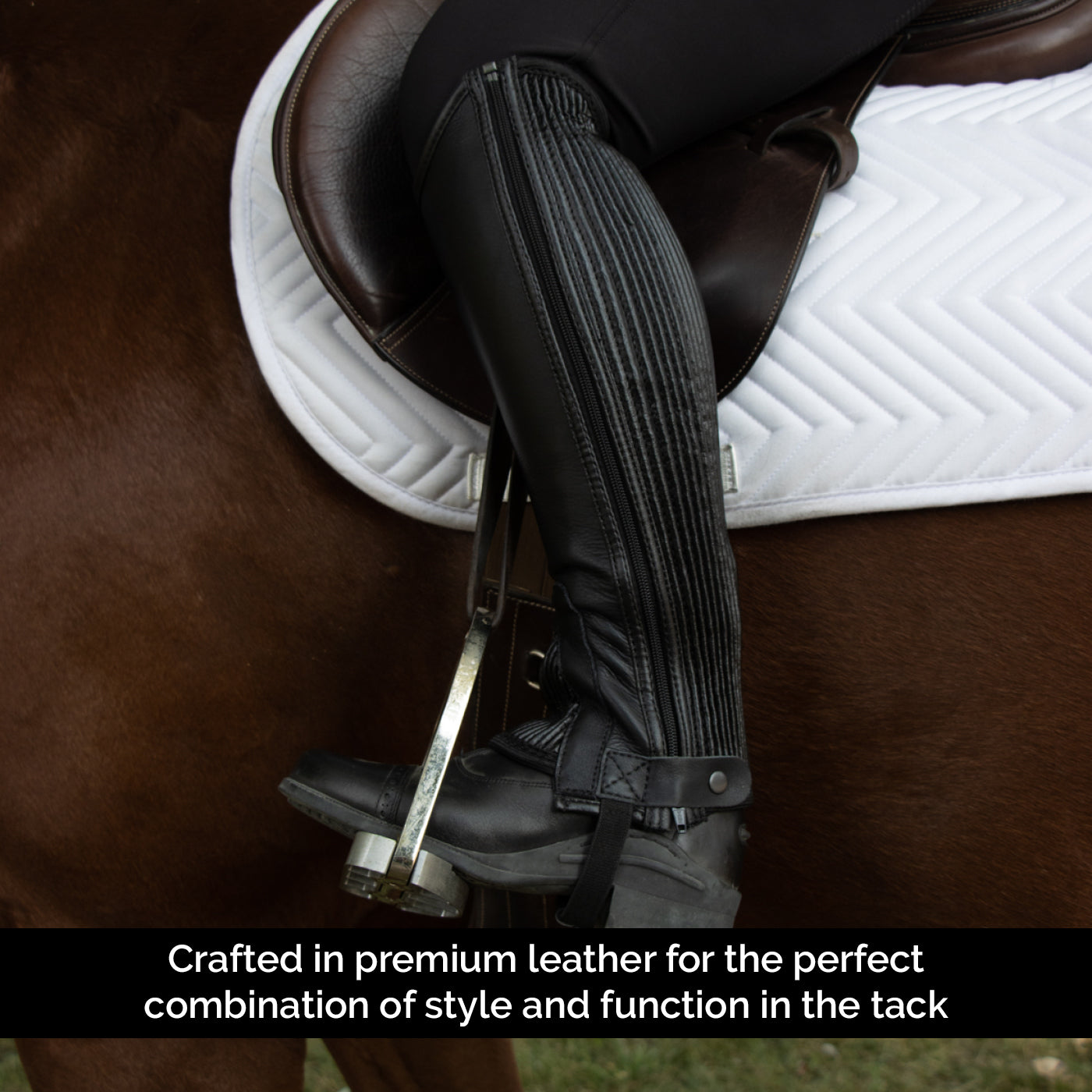 Auken FitMe Aspire Leather Half Chaps