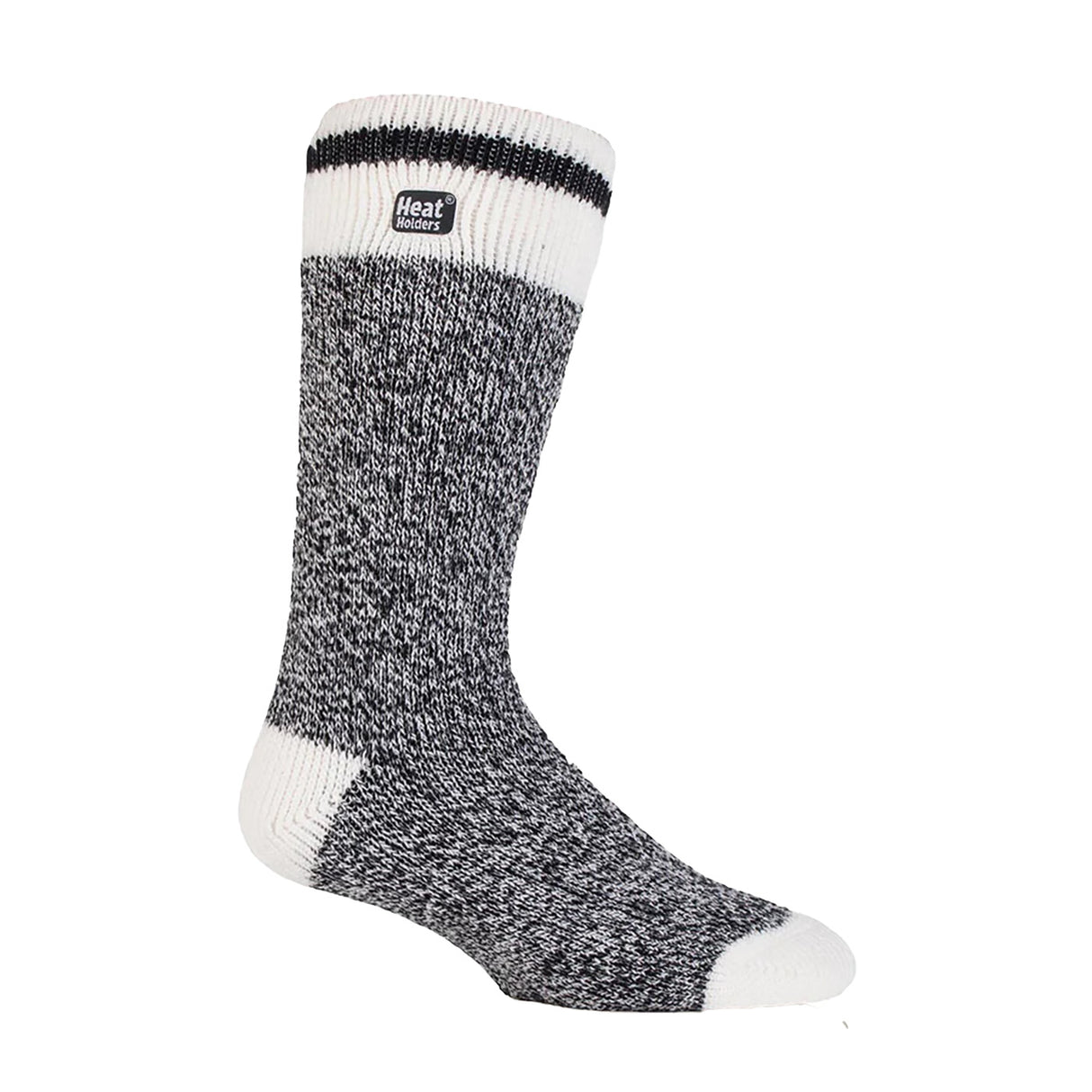 Chaussettes mi-mollet Heat Holders Lite Bunting Cream Block Twist - Homme