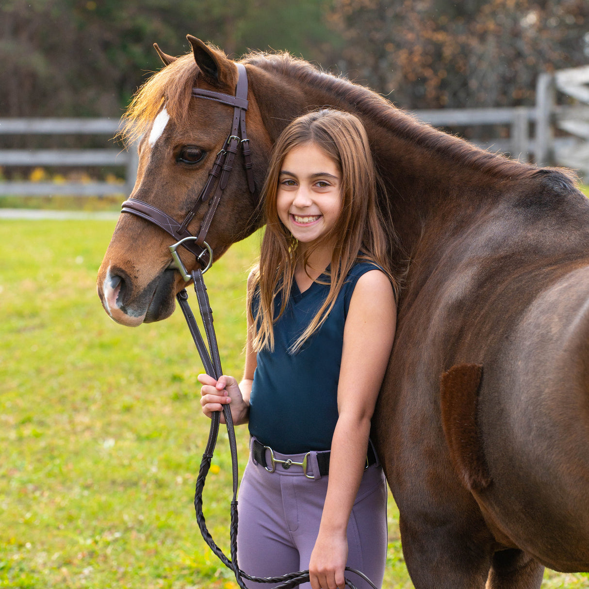 Polo fonctionnel sans manches Finley de TemTeq - Enfants