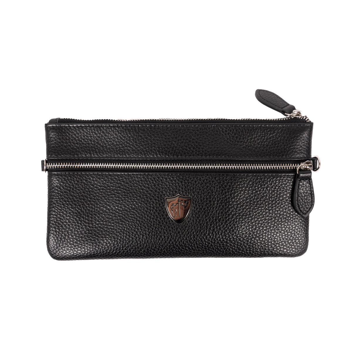 Pochette-bracelet Grand Prix Chevalier Noir 23 cm