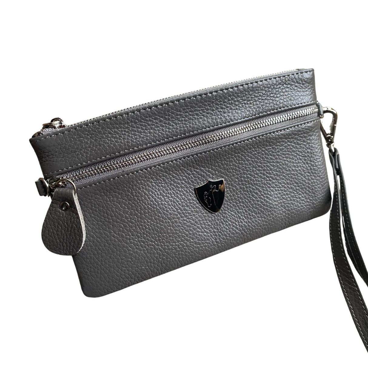 Pochette-bracelet Grand Prix Chevalier Noir 23 cm