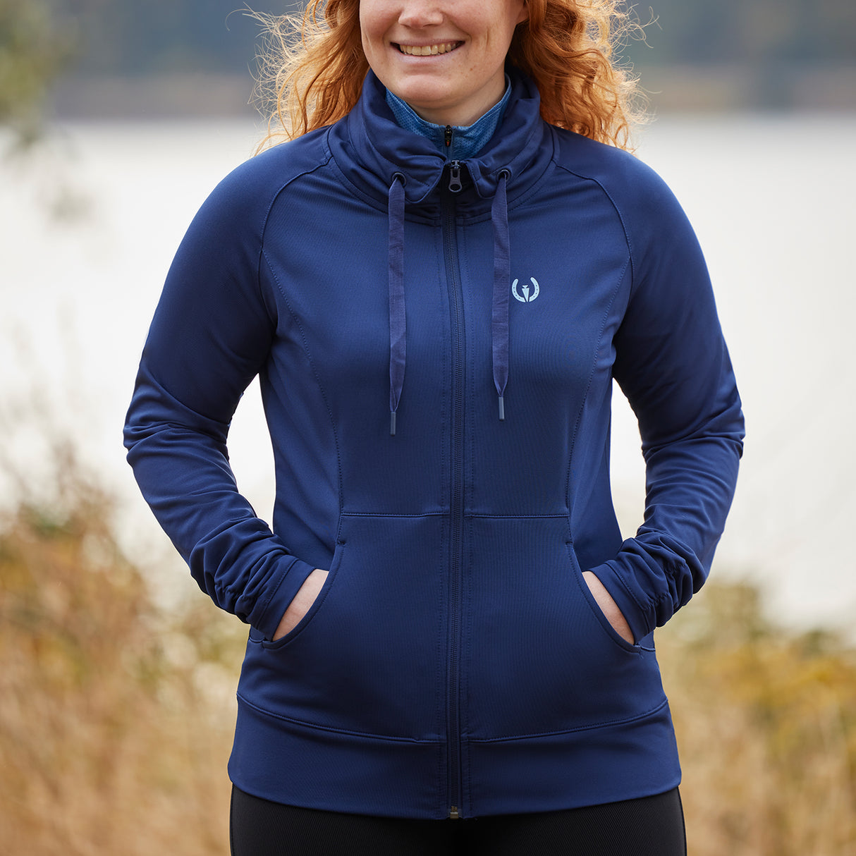 Veste entièrement zippée avec logo Kerrits