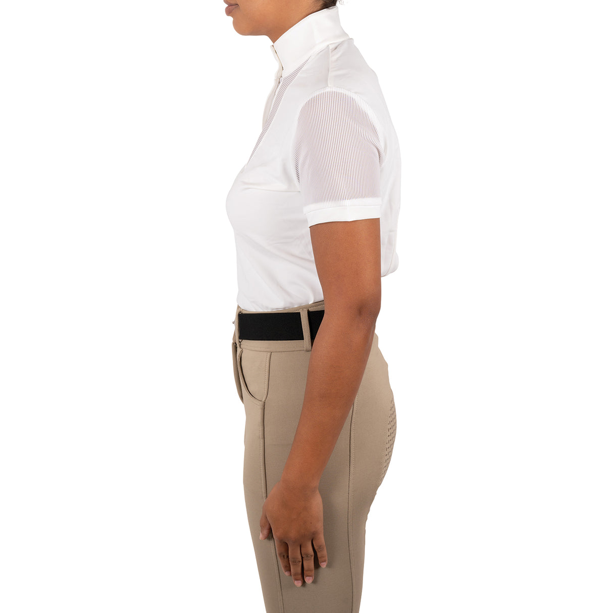 Chemise de concours à manches courtes Elation Diamond Chiara